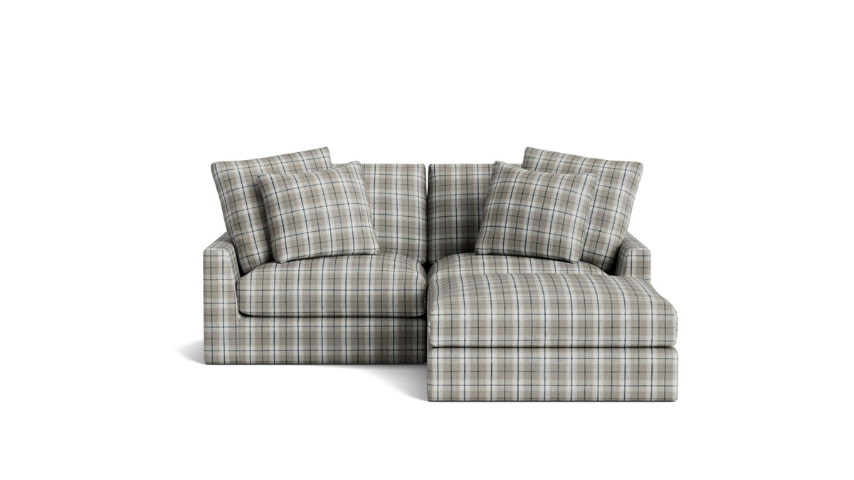 Breeze 3-Piece Modular Sectional, Large, Hudson Check