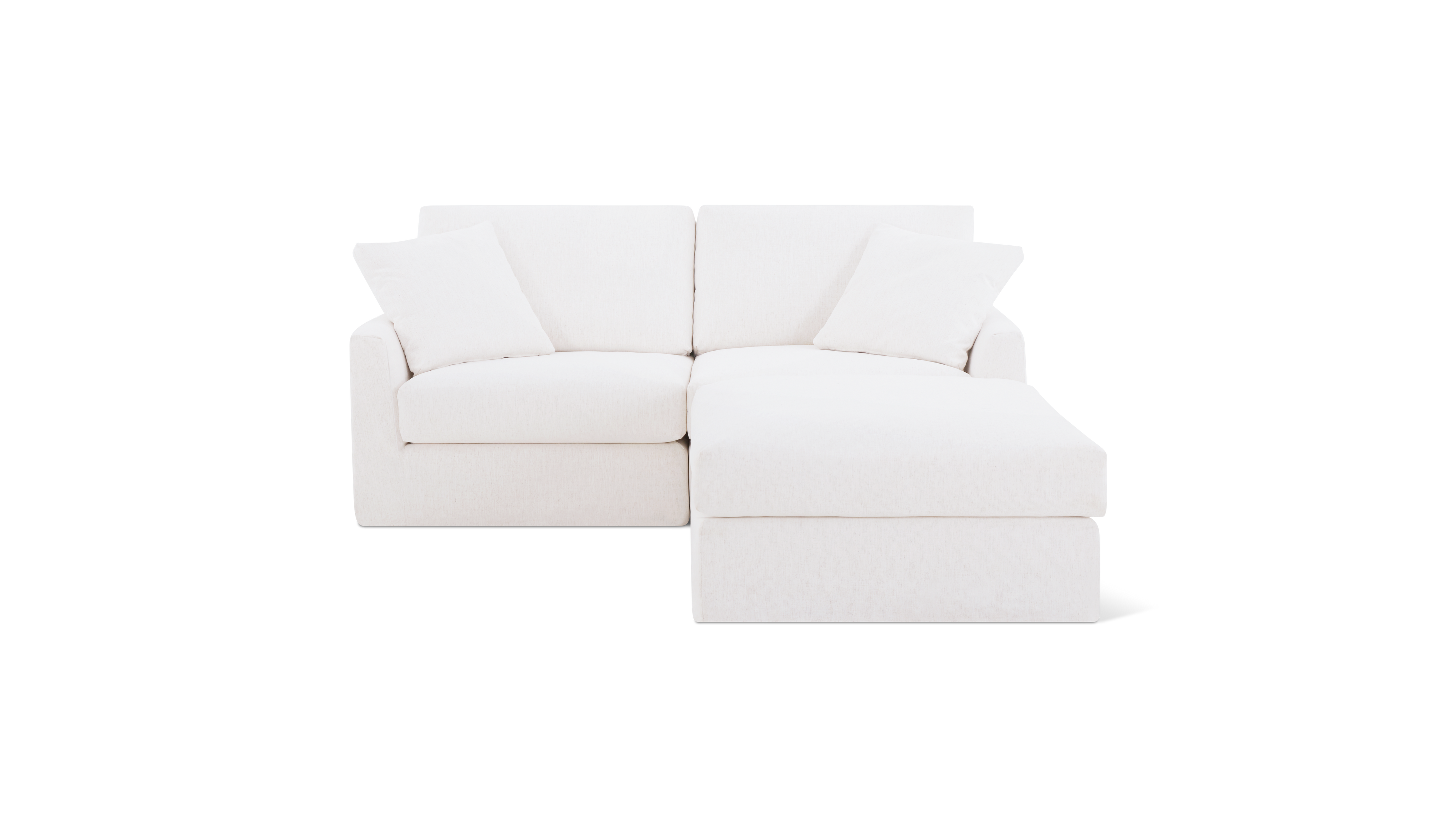 Breeze 3-Piece Modular Sectional, Standard, Nomad Snow