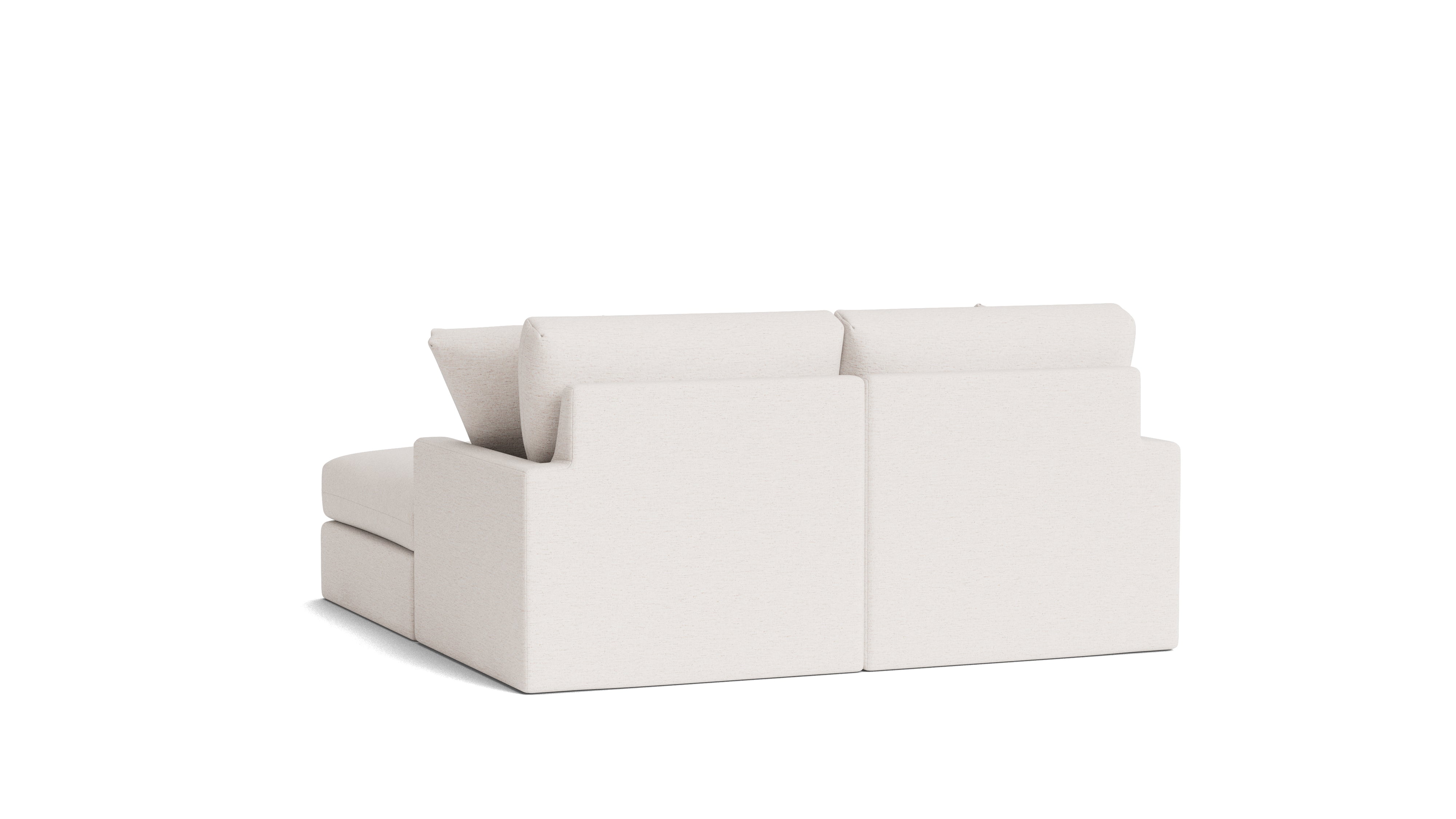 Breeze 3-Piece Modular Sectional, Standard, Nomad Snow