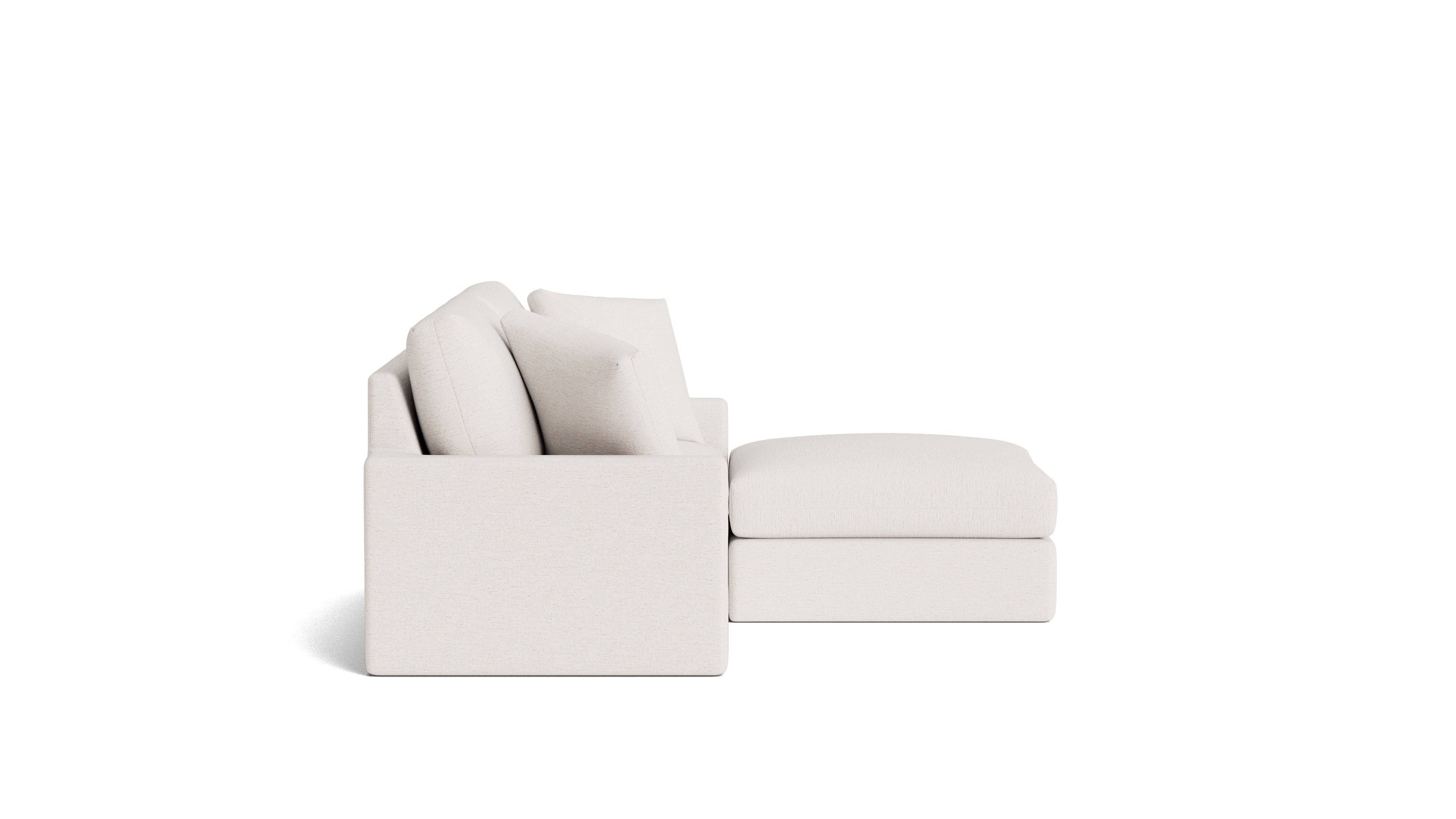 Breeze 3-Piece Modular Sectional, Standard, Nomad Snow