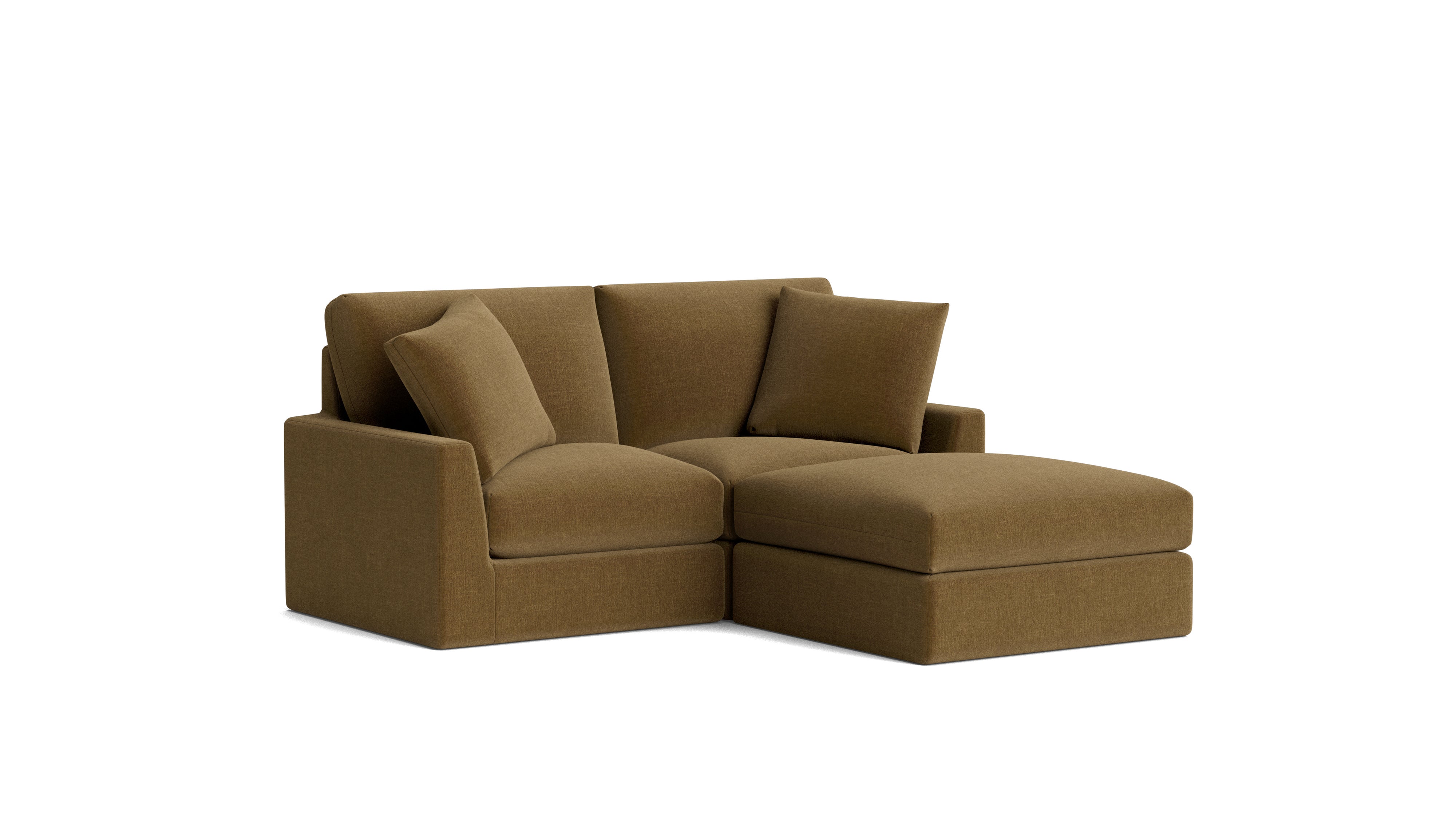 Breeze 3-Piece Modular Sectional, Standard, Bronze