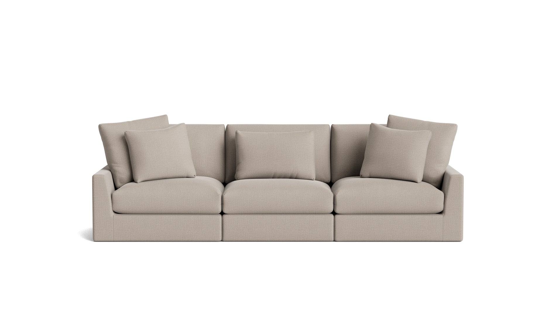 Breeze 3-Piece Modular Sofa, Large, Light Pebble_image