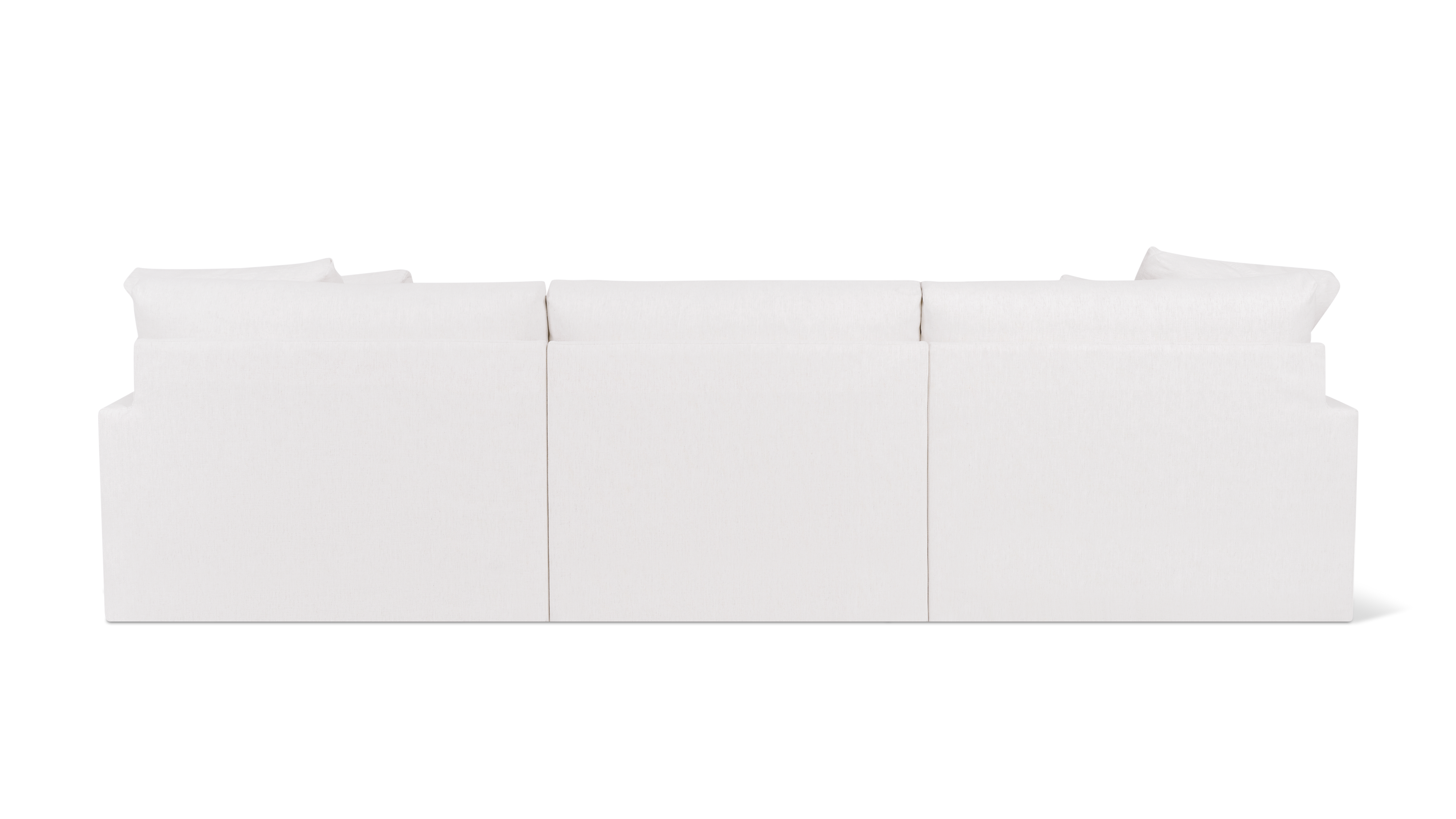 Breeze 3-Piece Modular Sofa, Large, Nomad Snow