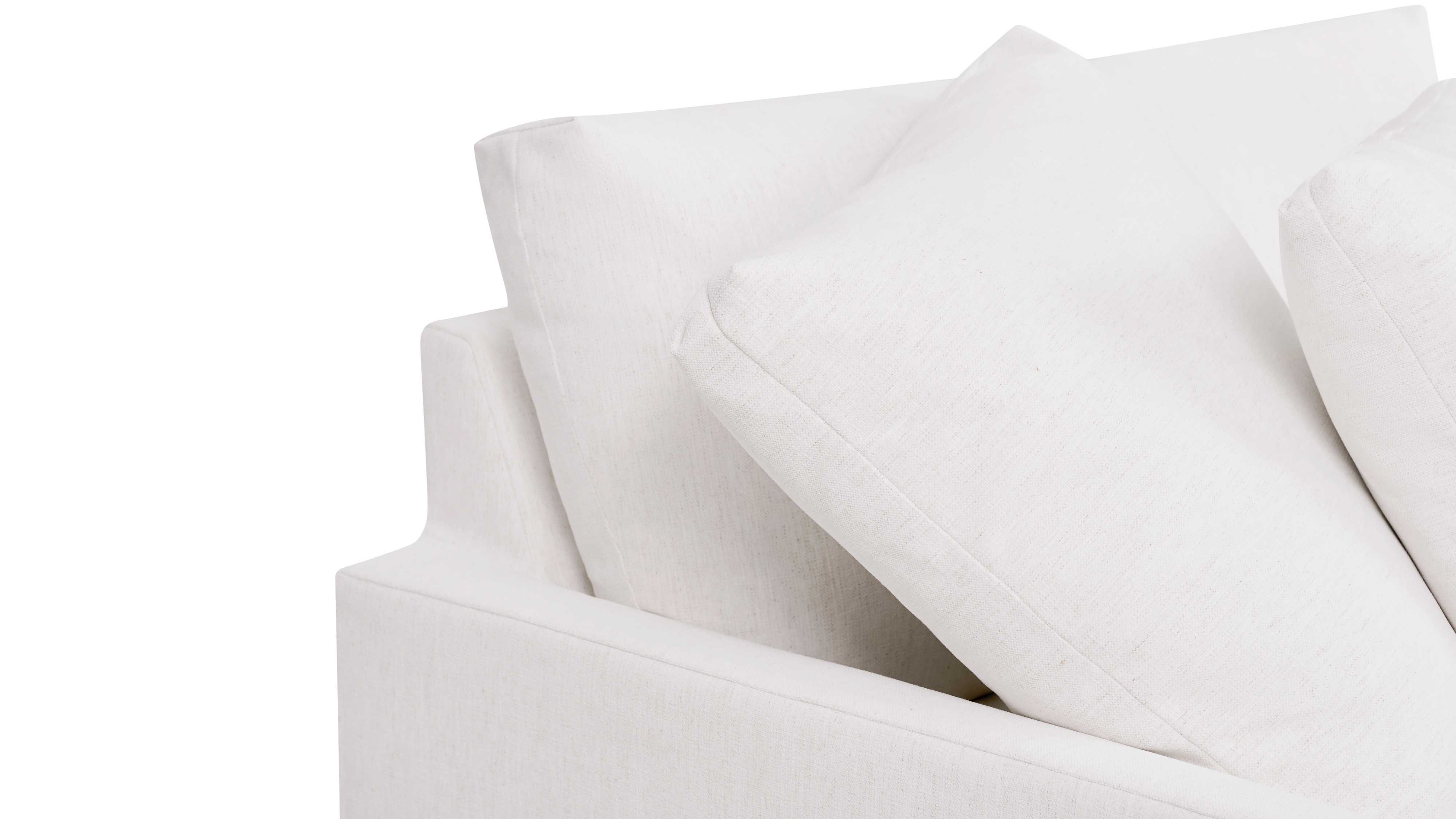 Breeze 3-Piece Modular Sofa, Large, Nomad Snow