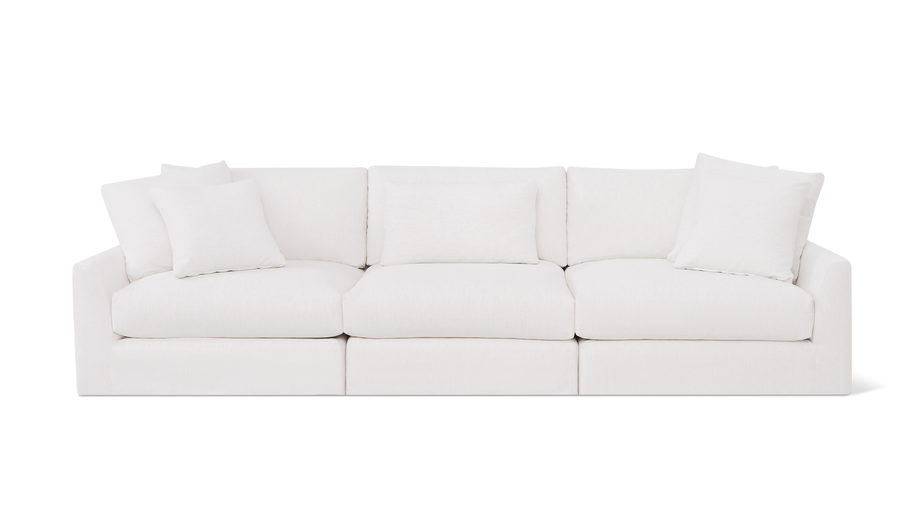 Breeze 3-Piece Modular Sofa, Large, Nomad Snow_image