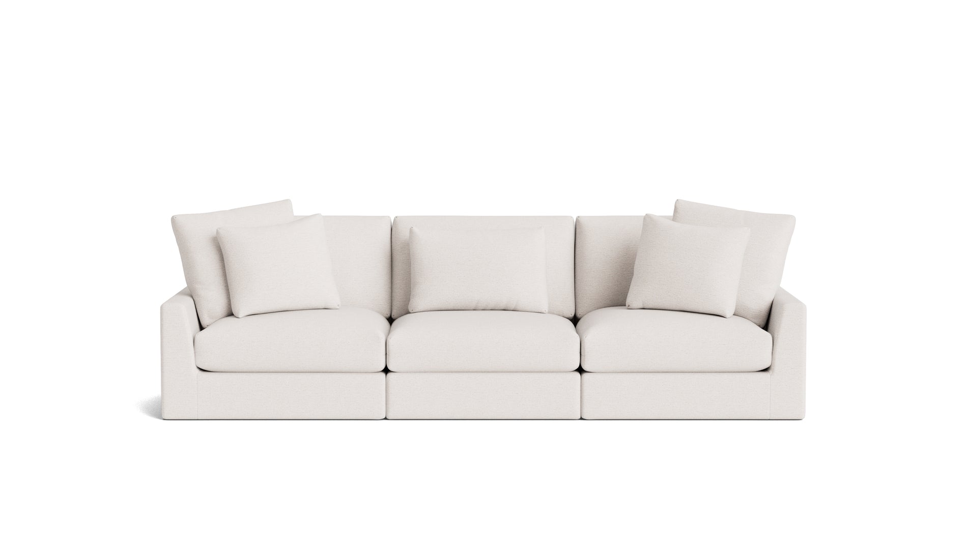 Breeze 3-Piece Modular Sofa, Large, Nomad Snow_image