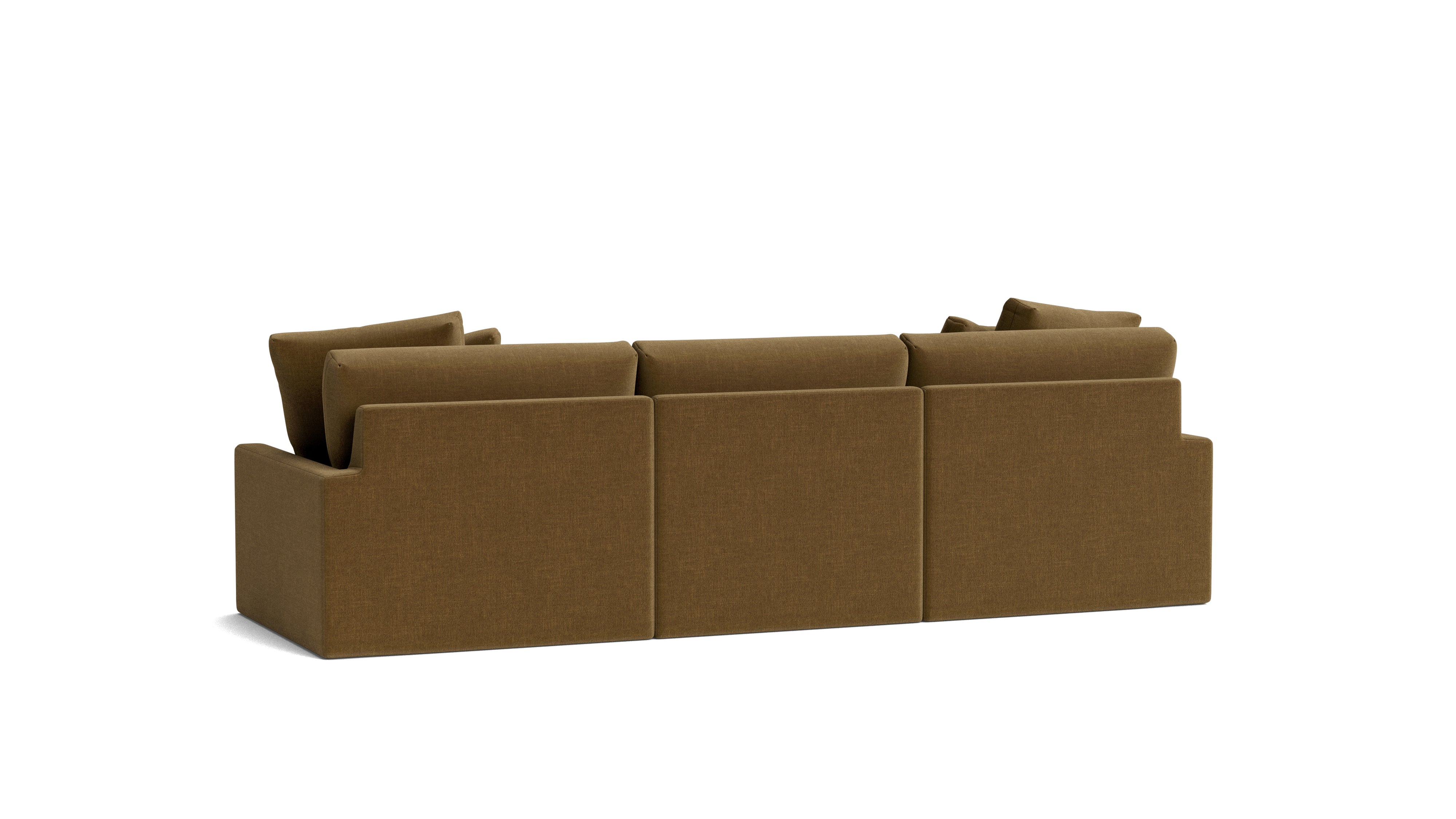 Breeze 3-Piece Modular Sofa, Large, Bronze