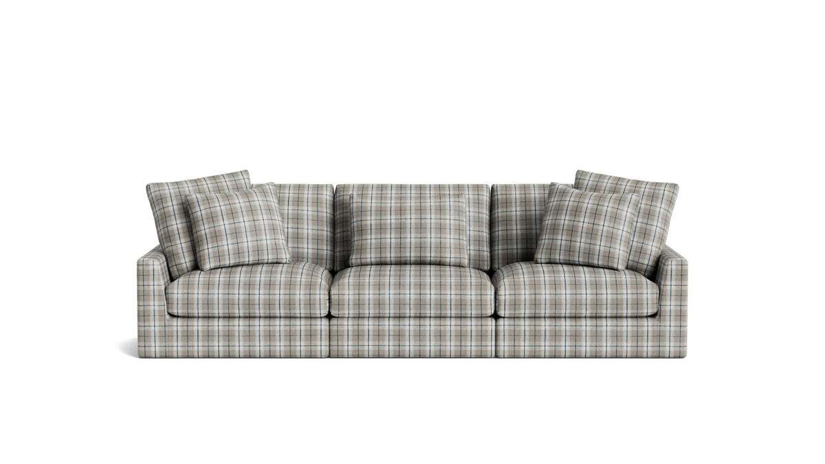 Breeze 3-Piece Modular Sofa, Large, Hudson Check_image