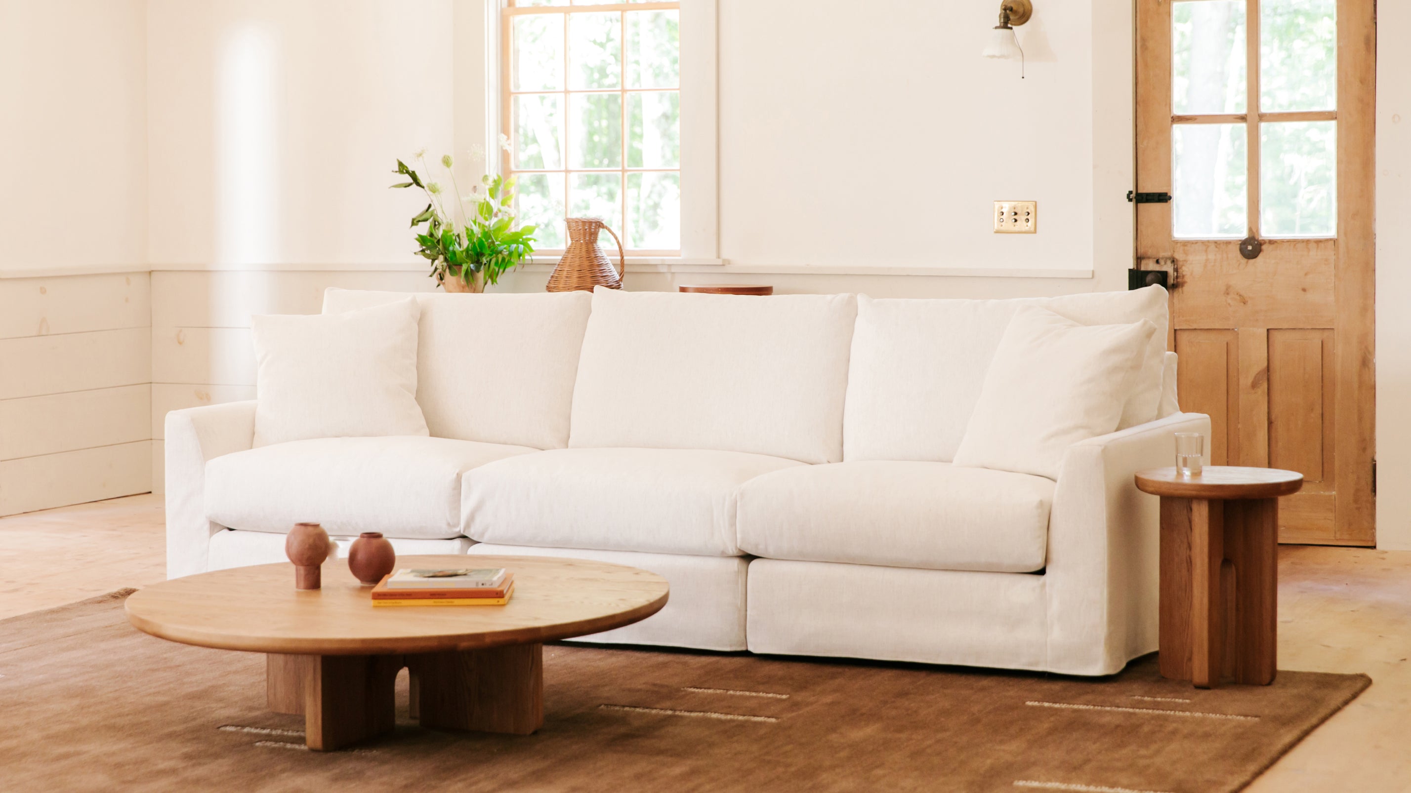 Breeze 3-Piece Modular Sofa, Standard, Nomad Snow