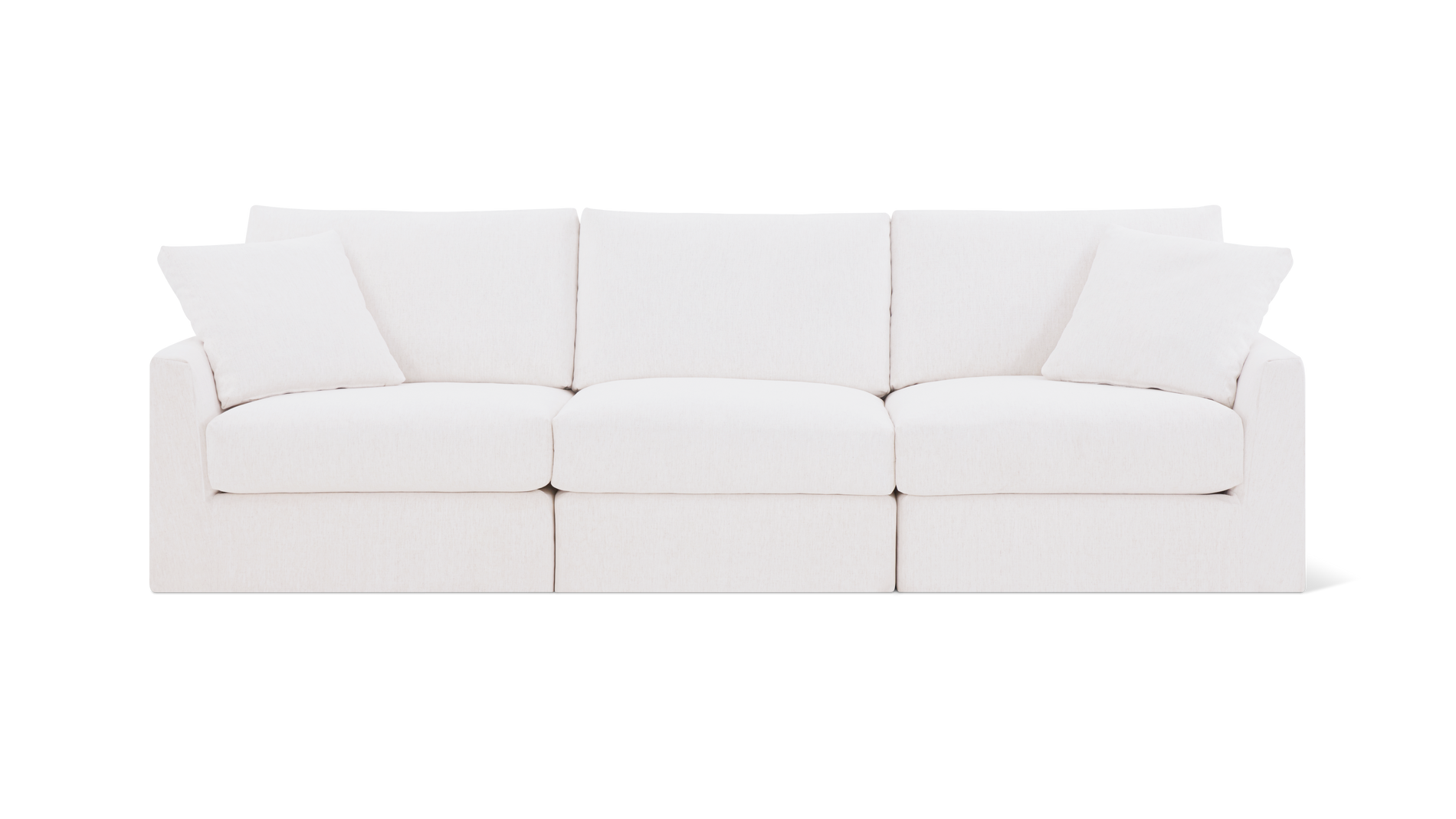 Breeze 3-Piece Modular Sofa, Standard, Nomad Snow_image