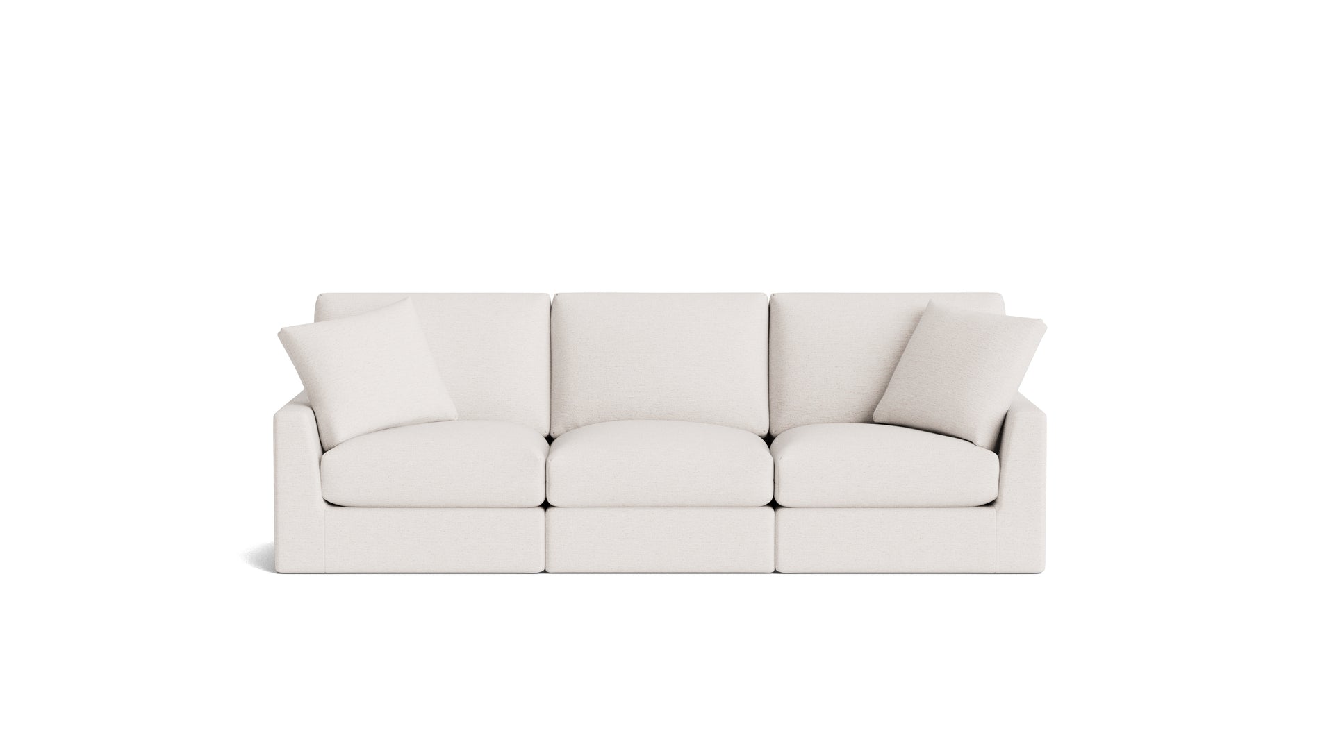 Breeze 3-Piece Modular Sofa, Standard, Nomad Snow_image