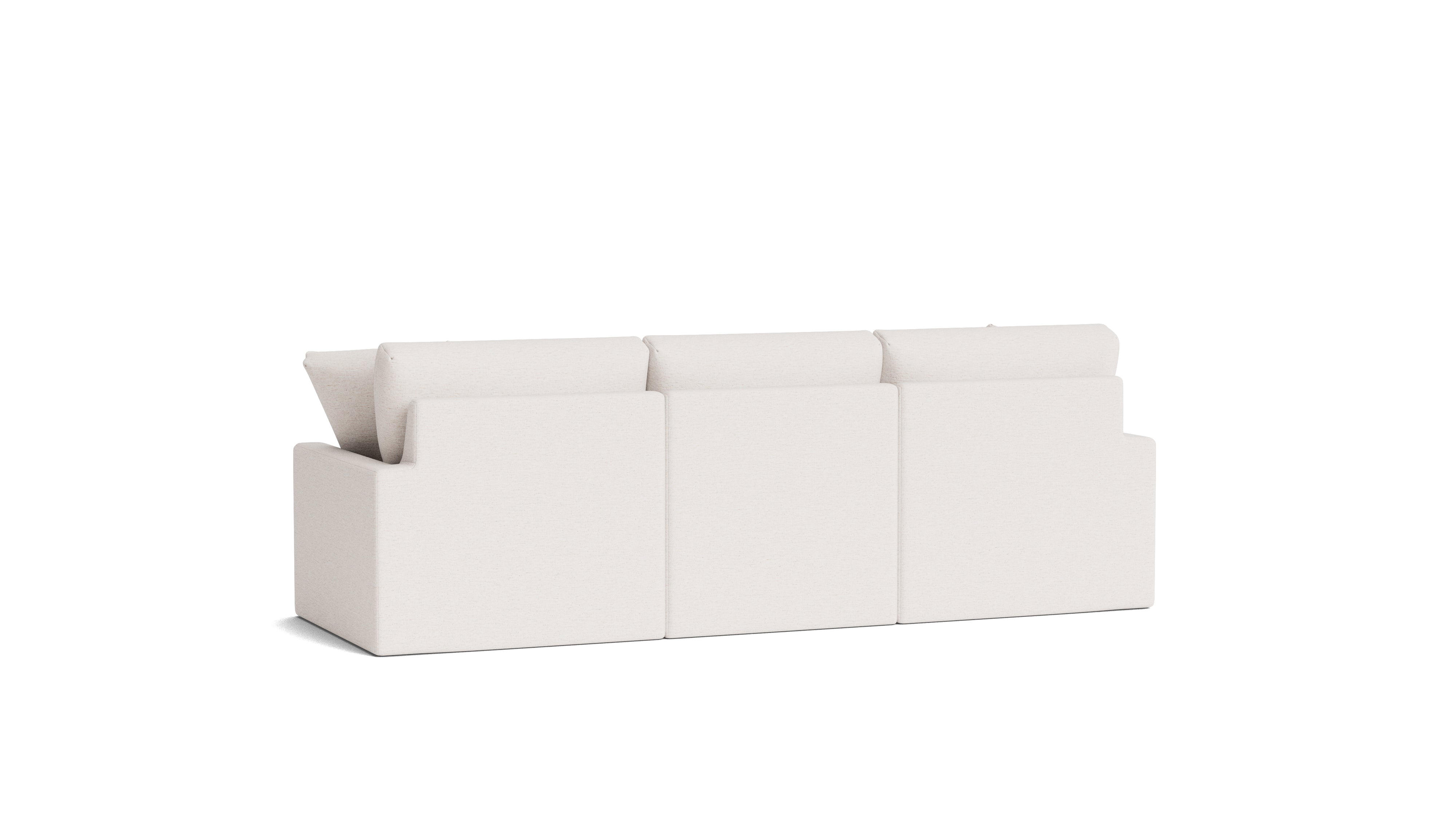 Breeze 3-Piece Modular Sofa, Standard, Nomad Snow