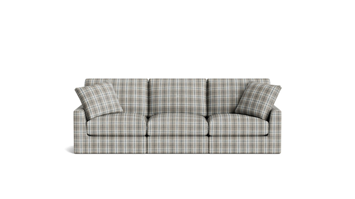 Breeze 3-Piece Modular Sofa, Standard, Hudson Check