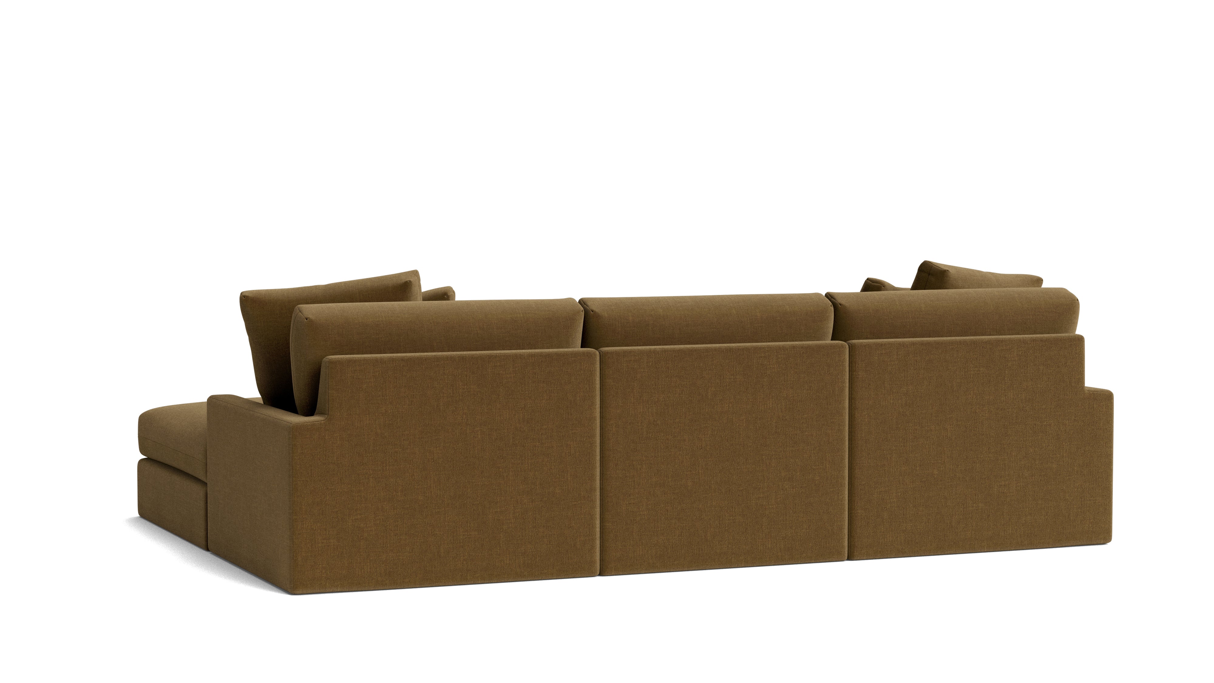 Breeze 4-Piece Modular Sectional, Large, Bronze