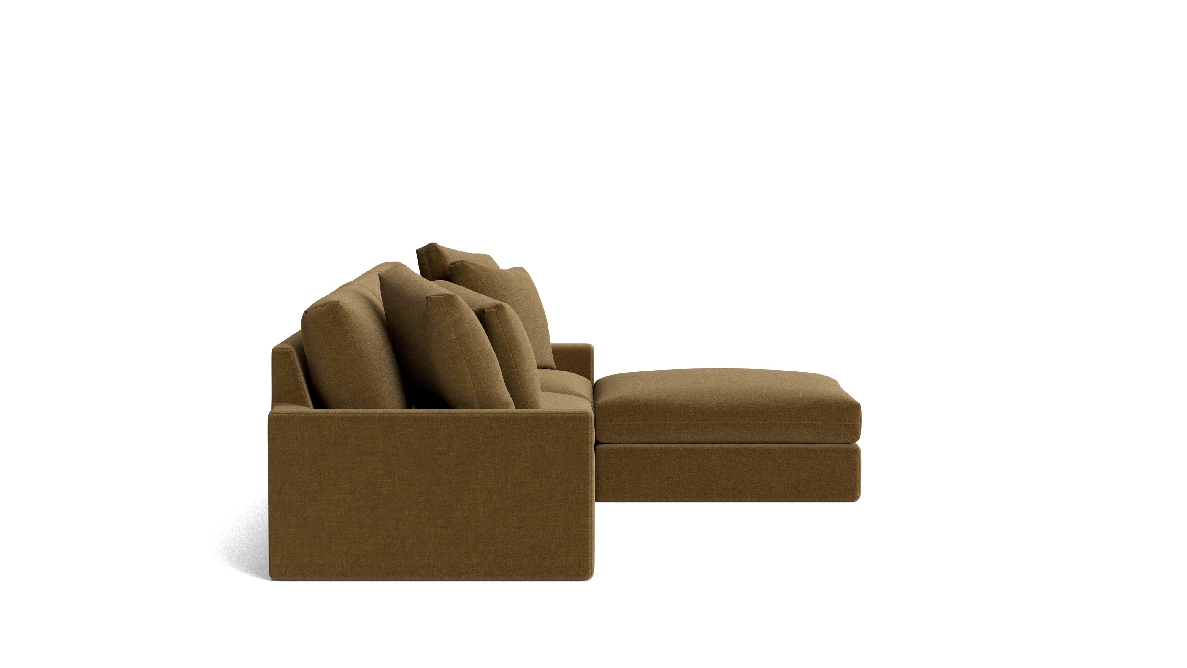 Breeze 4-Piece Modular Sectional, Large, Bronze