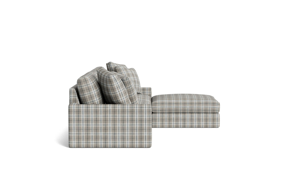 Breeze 4-Piece Modular Sectional, Large, Hudson Check