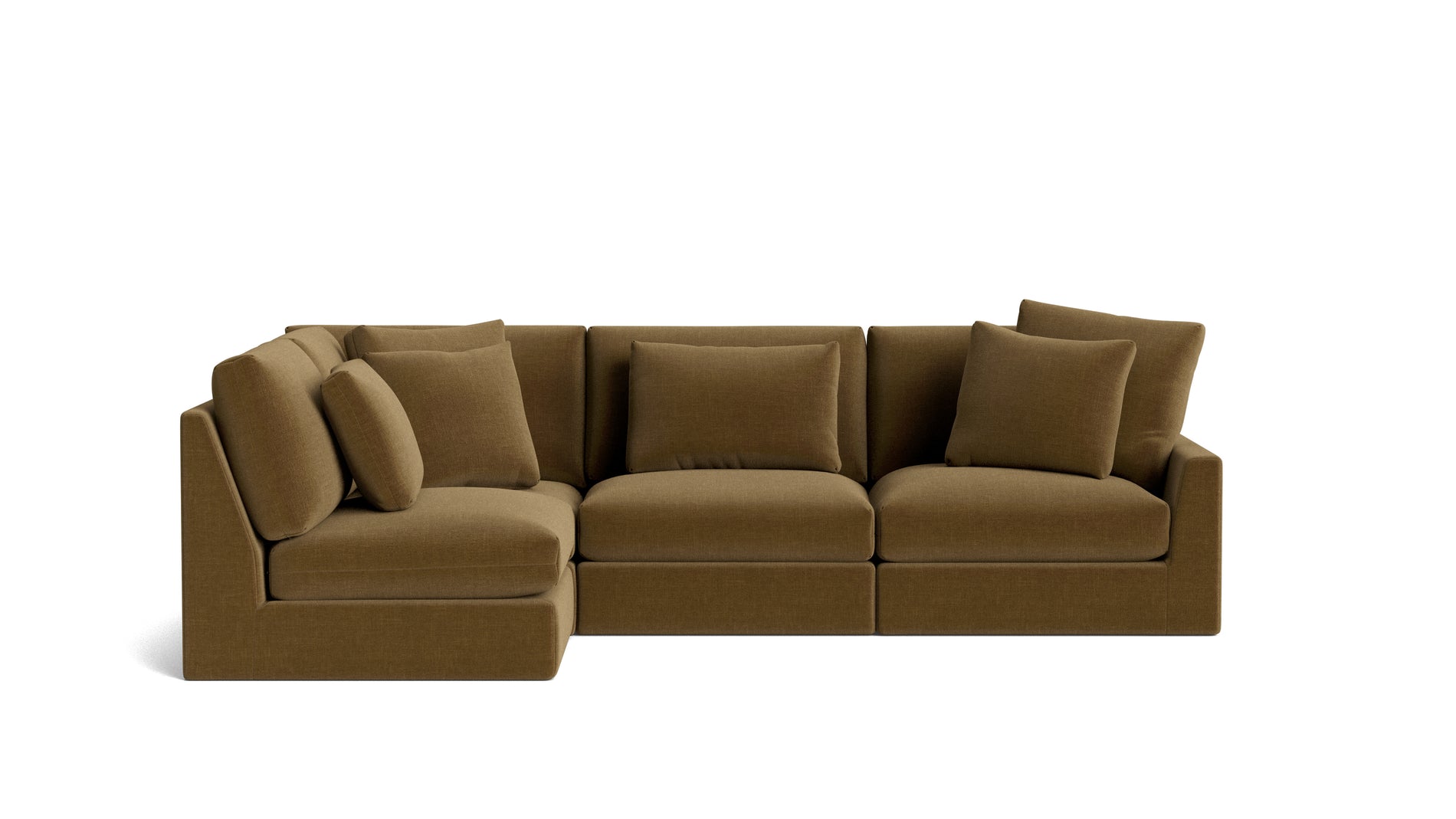 Breeze 4-Piece Modular Sectional Left, Large, Bronze_image