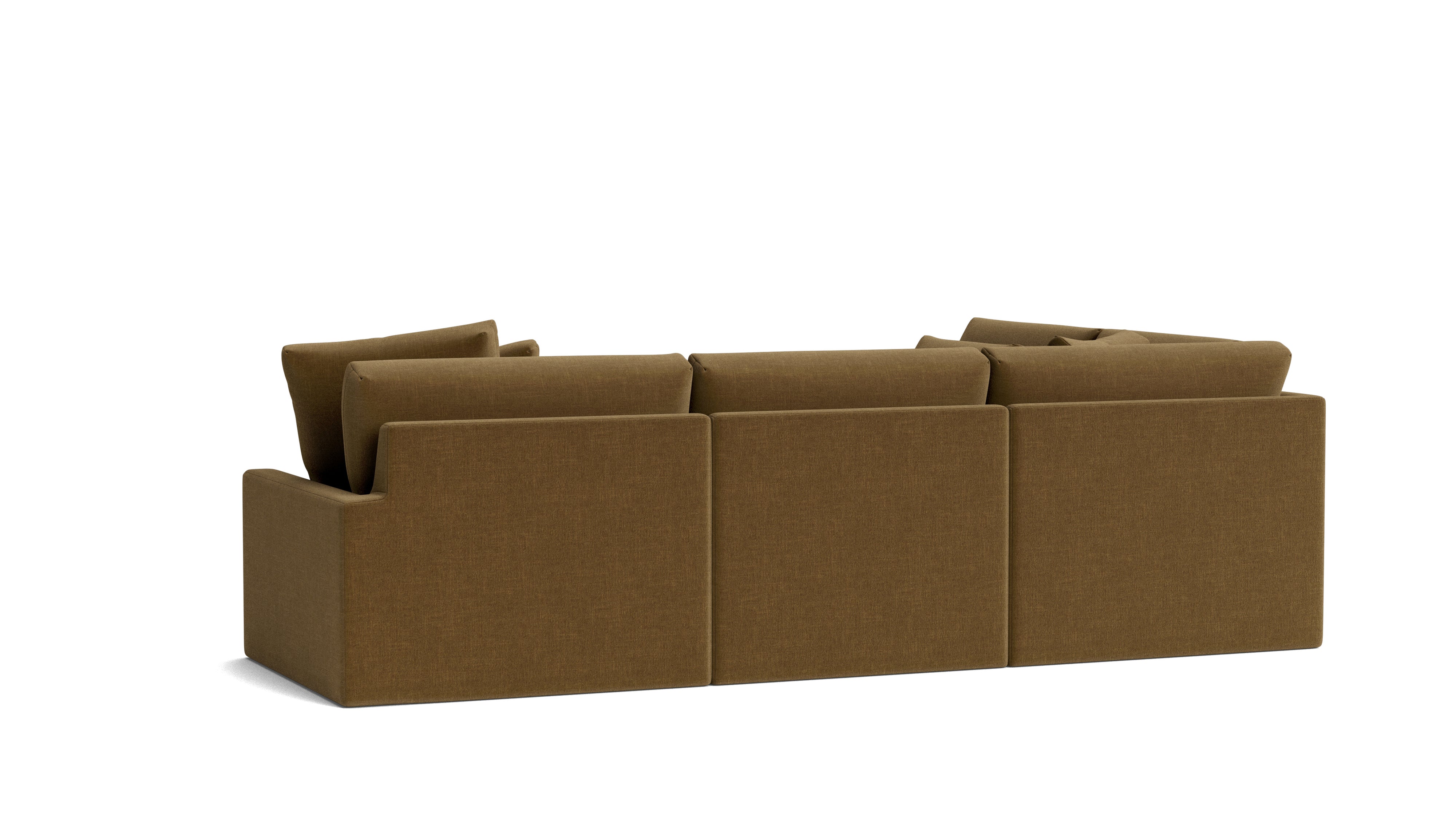 Breeze 4-Piece Modular Sectional Left, Large, Bronze