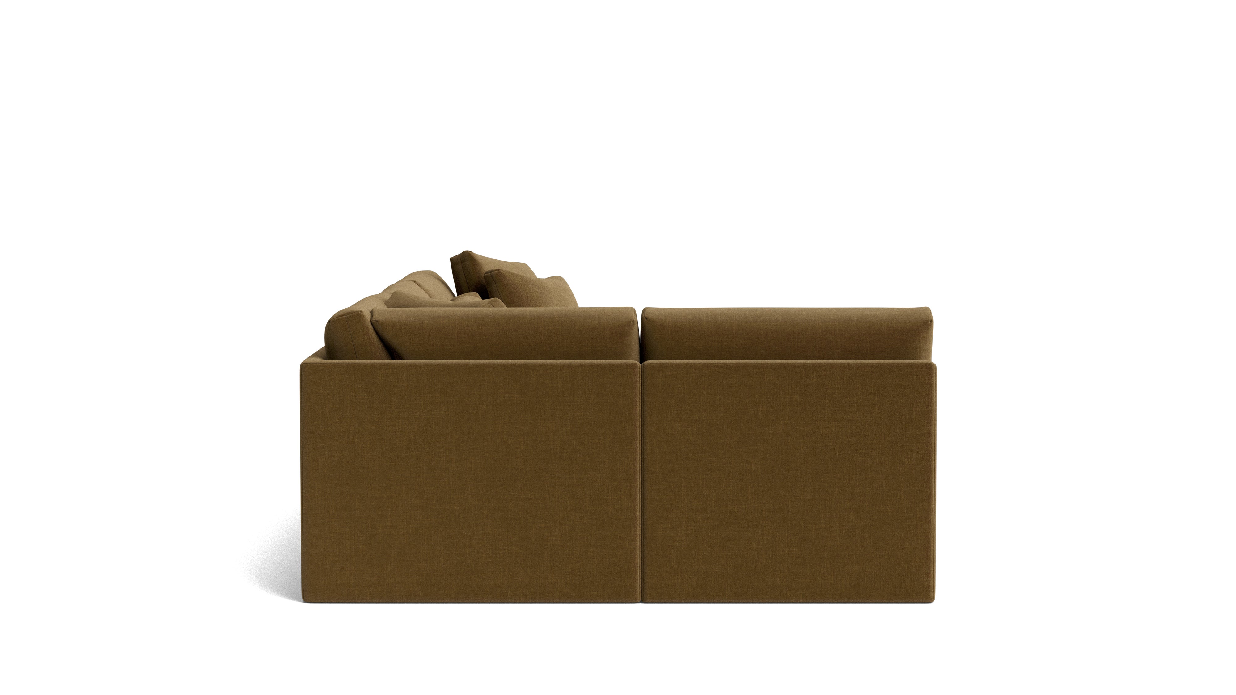 Breeze 4-Piece Modular Sectional Left, Large, Bronze