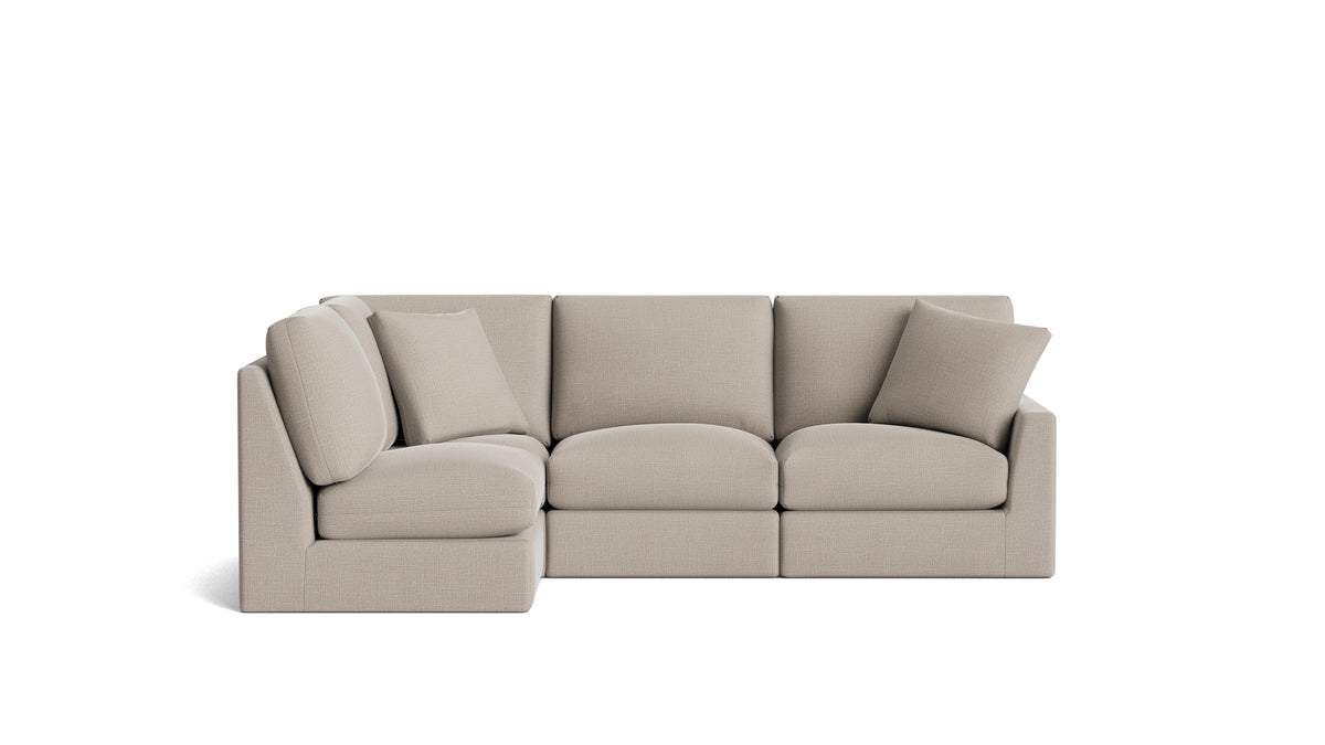 Breeze 4-Piece Modular Sectional Left, Standard, Light Pebble_image