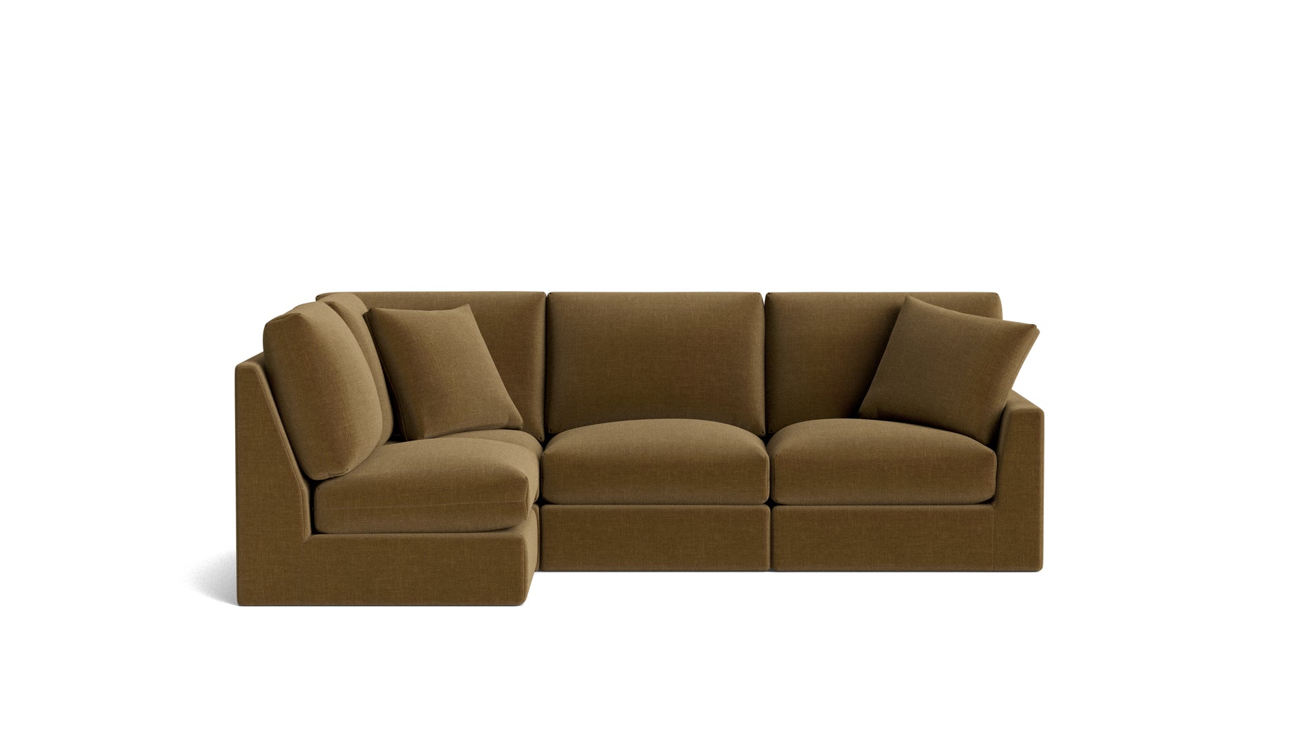 Breeze 4-Piece Modular Sectional Left, Standard, Bronze_image