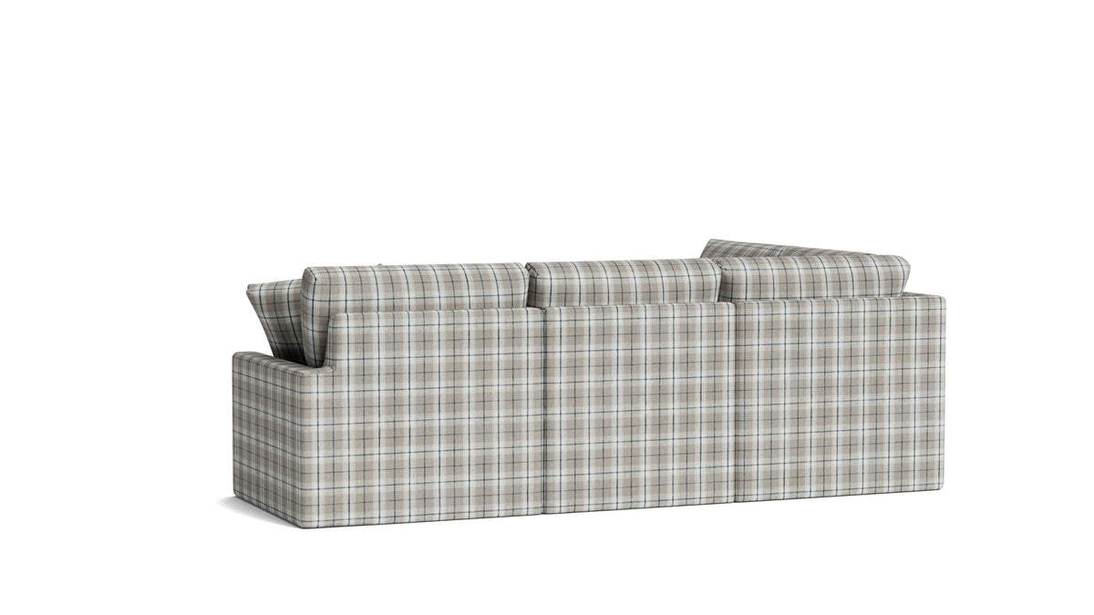 Breeze 4-Piece Modular Sectional Left, Standard, Hudson Check