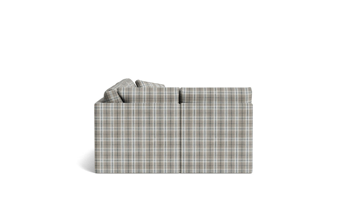 Breeze 4-Piece Modular Sectional Left, Standard, Hudson Check
