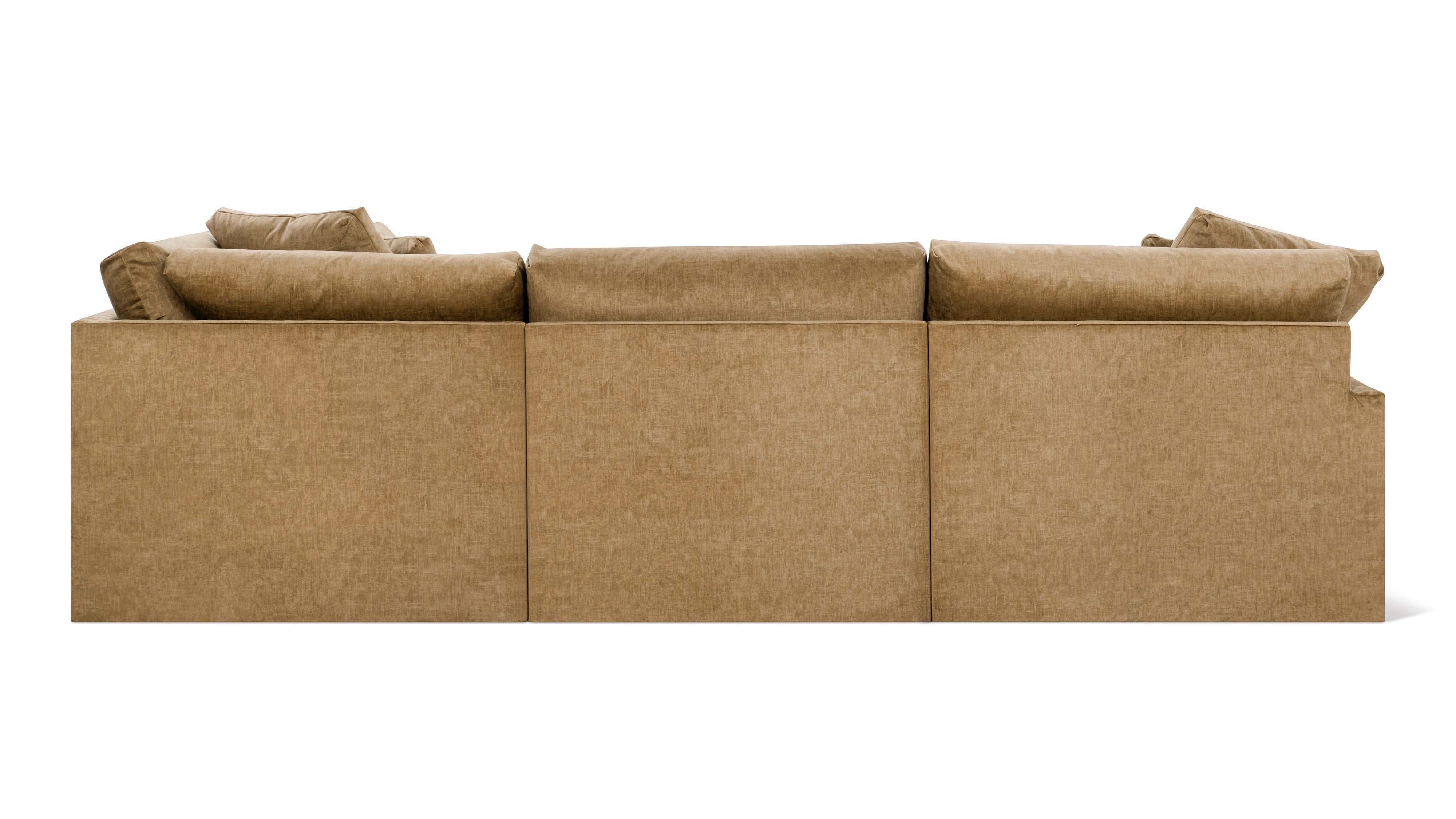 Breeze 4-Piece Modular Sectional Right, Large, Bronze