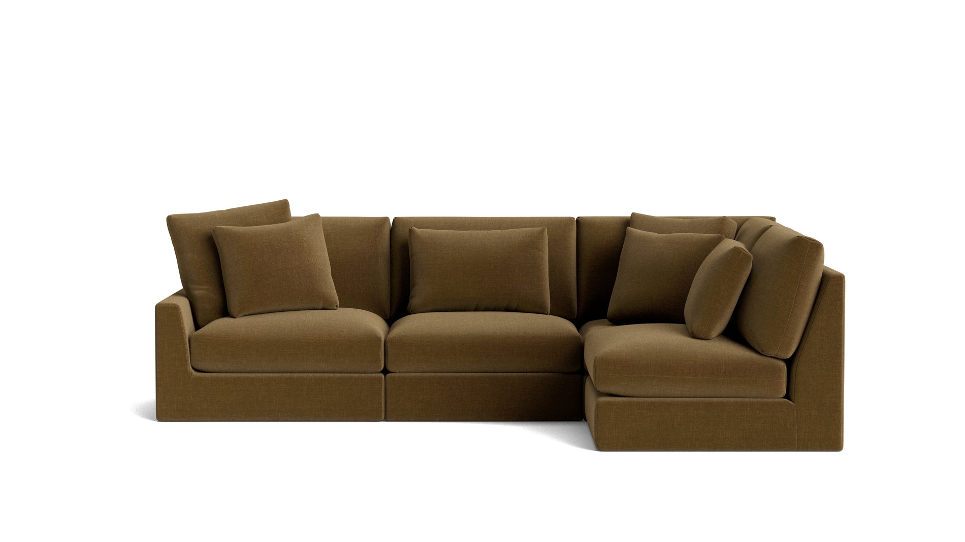 Breeze 4-Piece Modular Sectional Right, Large, Bronze_image