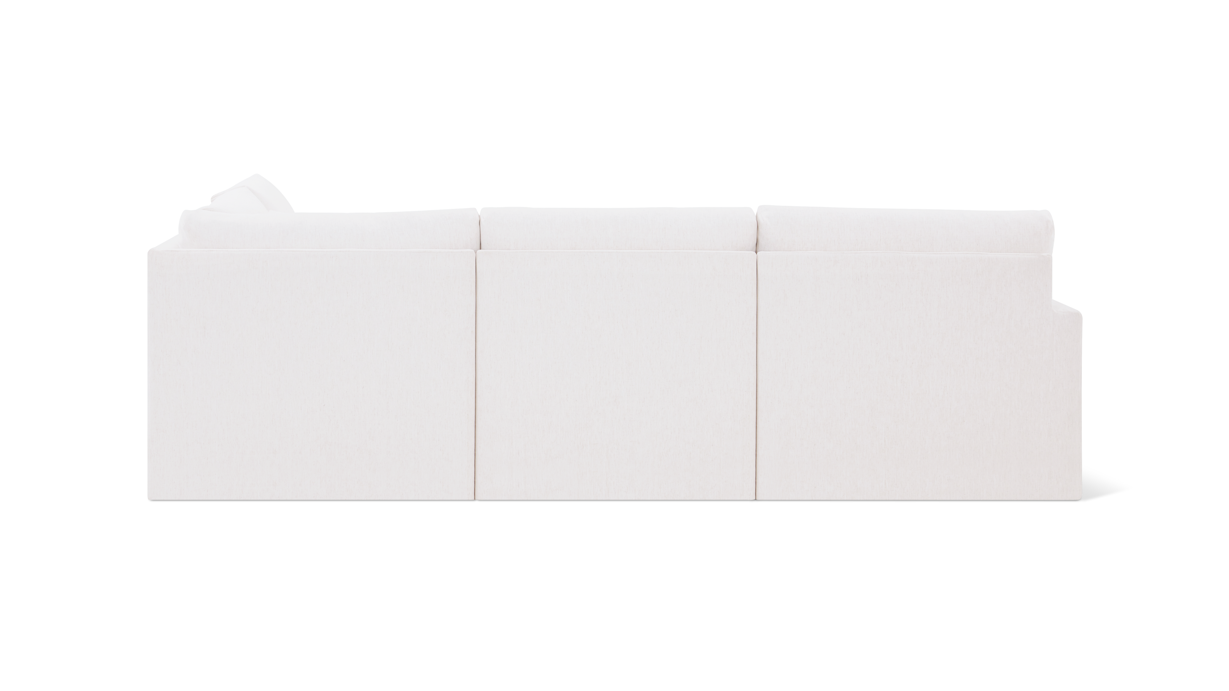 Breeze 4-Piece Modular Sectional Right, Standard, Nomad Snow