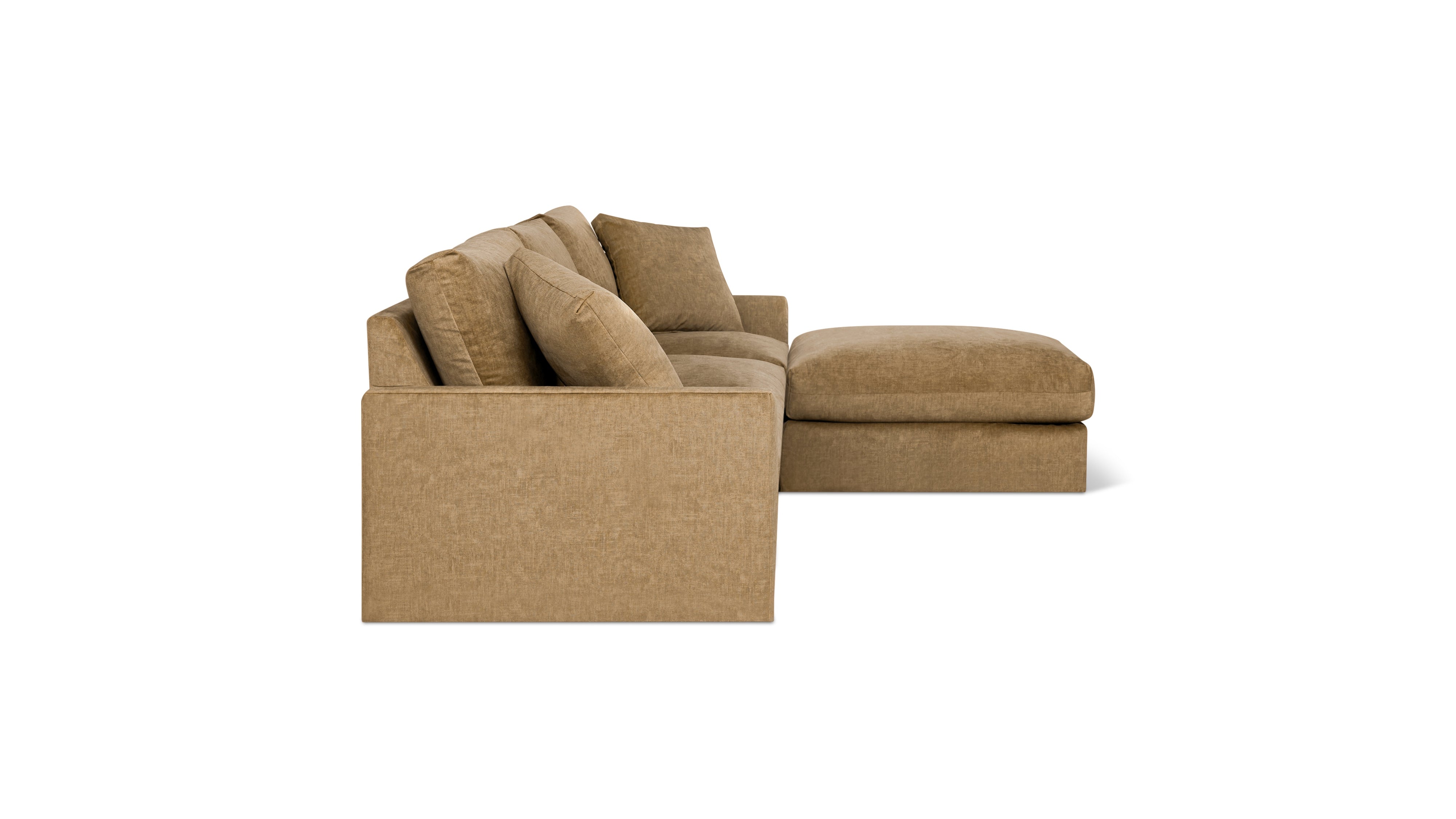 Breeze 4-Piece Modular Sectional, Standard, Bronze
