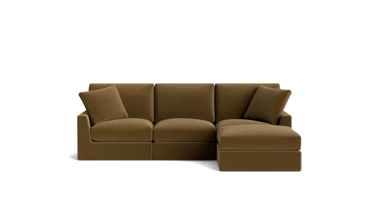 Breeze 4-Piece Modular Sectional, Standard, Bronze