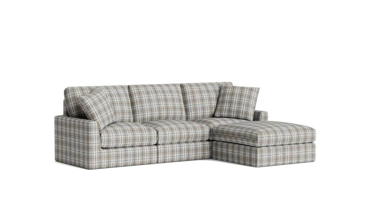 Breeze 4-Piece Modular Sectional, Standard, Hudson Check