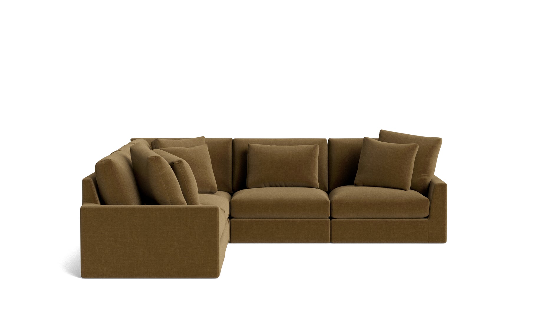 Breeze 5-Piece Modular Sectional Closed, Large, Bronze_image