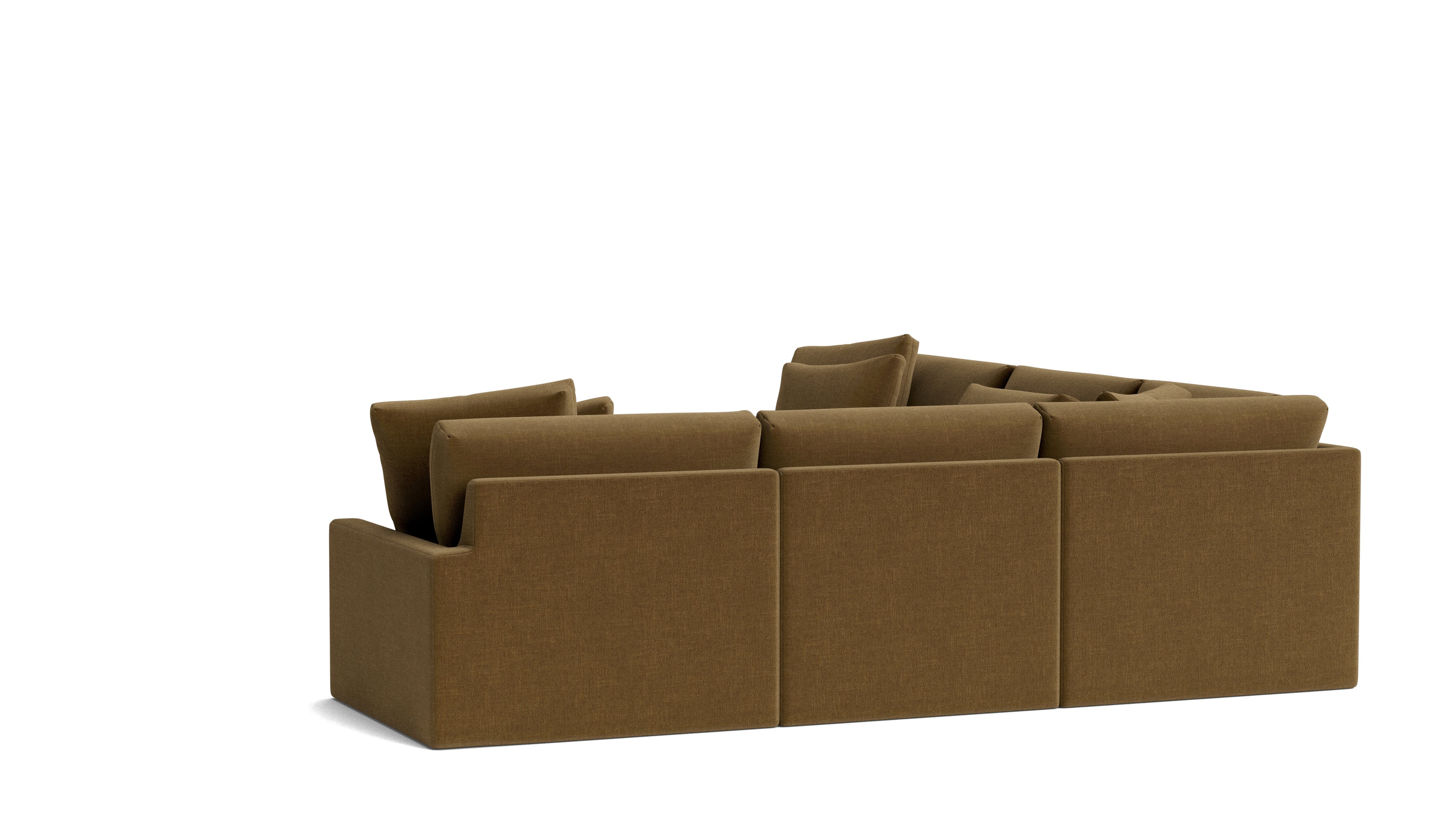 Breeze 5-Piece Modular Sectional Closed, Large, Bronze