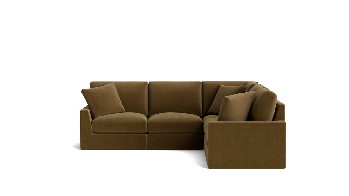 Breeze 5-Piece Modular Sectional Closed, Standard, Bronze