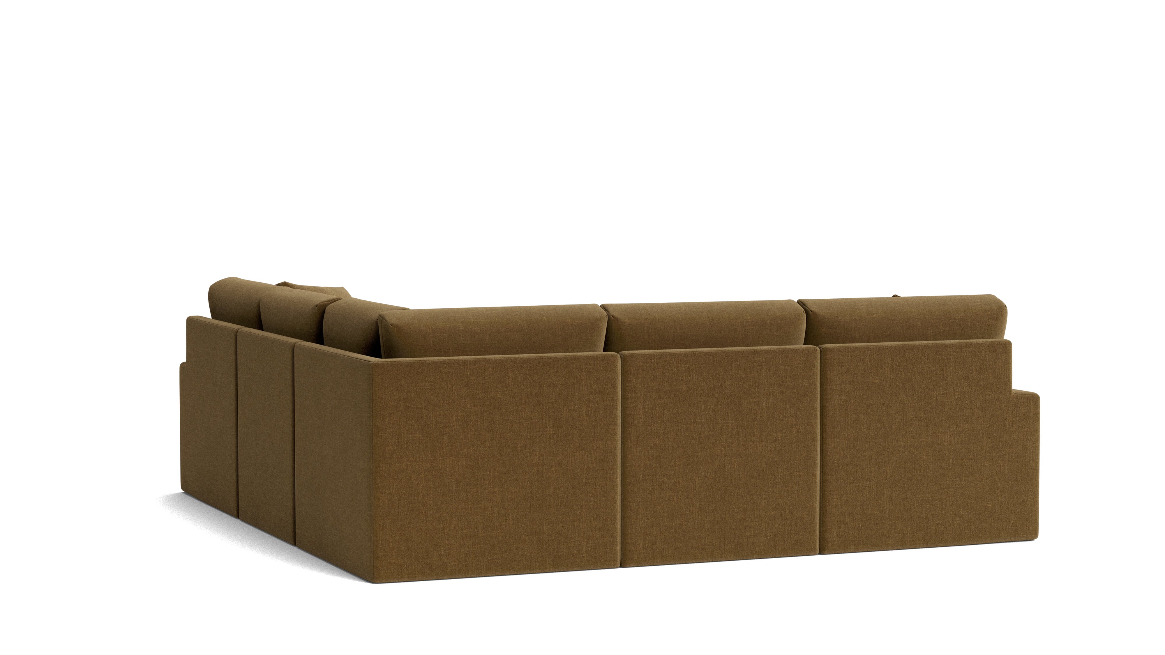 Breeze 5-Piece Modular Sectional Closed, Standard, Bronze
