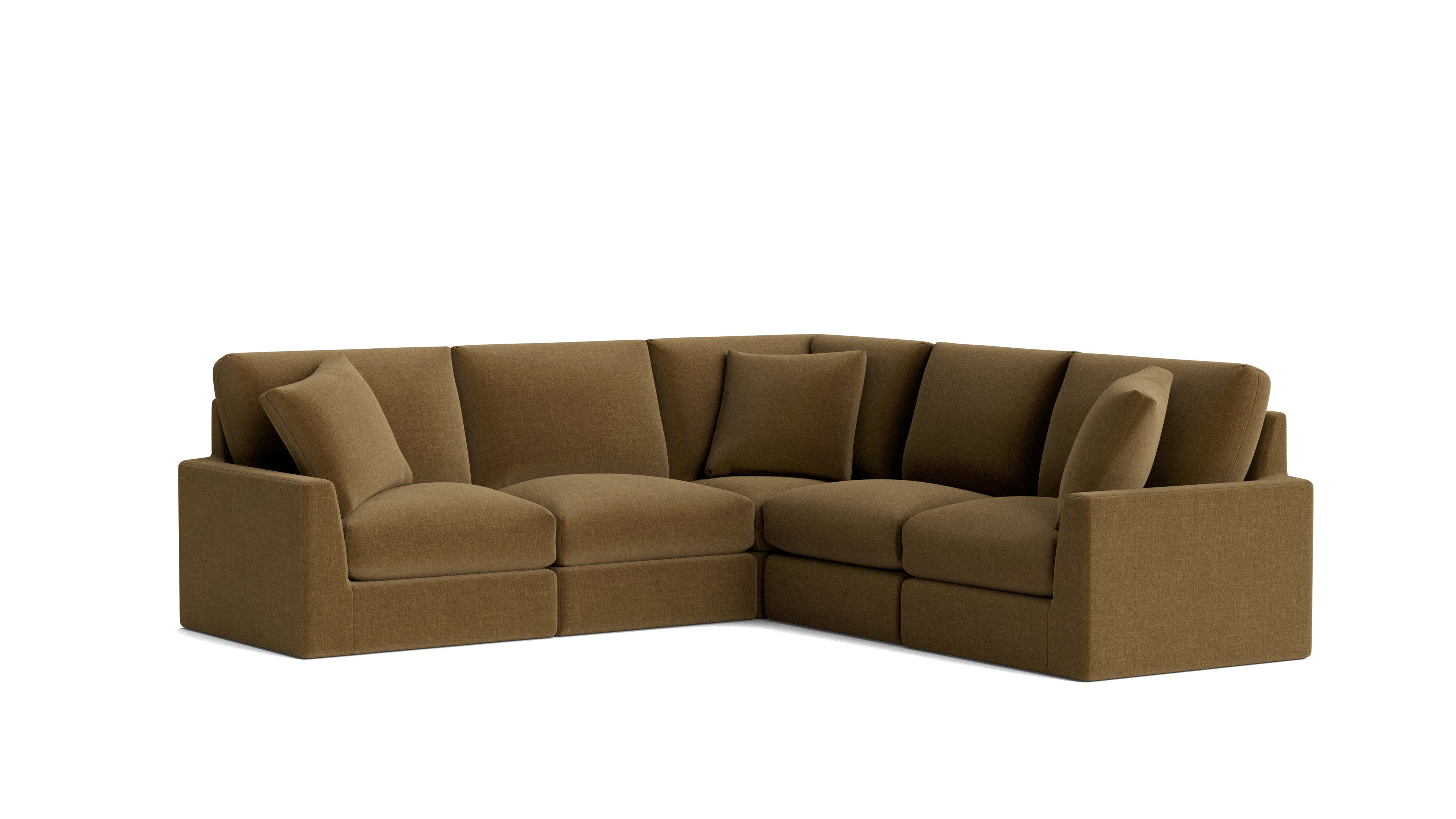Breeze 5-Piece Modular Sectional Closed, Standard, Bronze