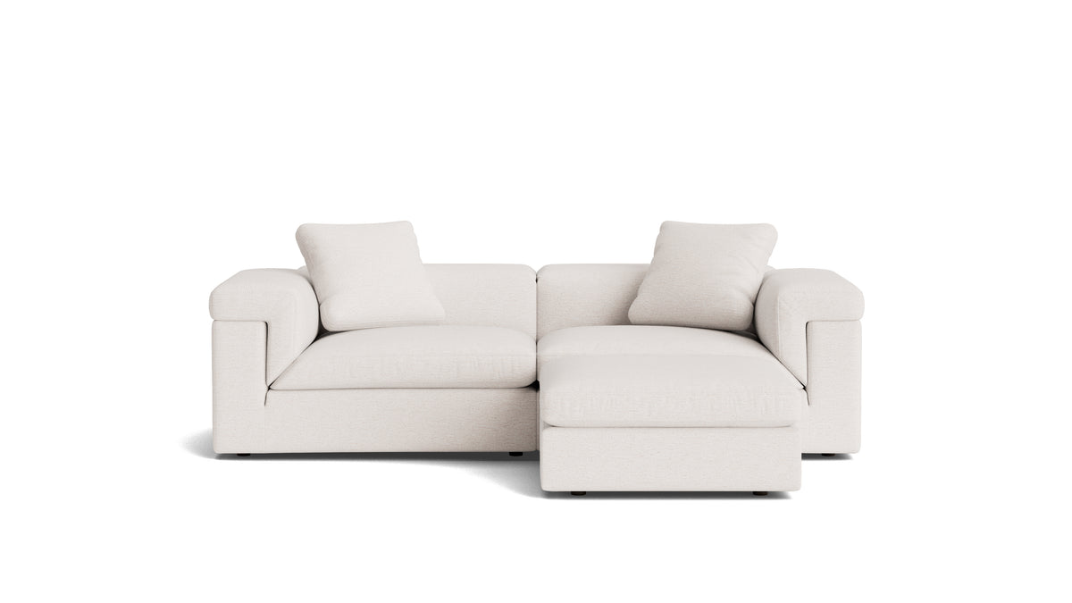 Saddle 3-Piece Modular Sectional, Nomad Snow_image