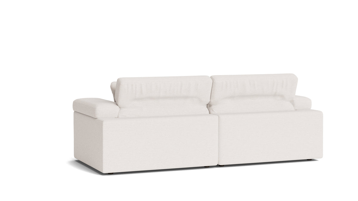 Saddle 3-Piece Modular Sectional, Nomad Snow