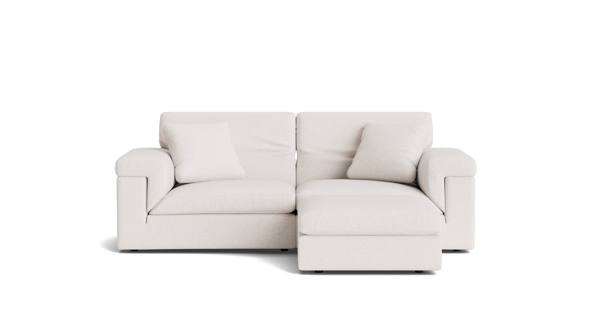 Saddle 3-Piece Modular Sectional, Nomad Snow
