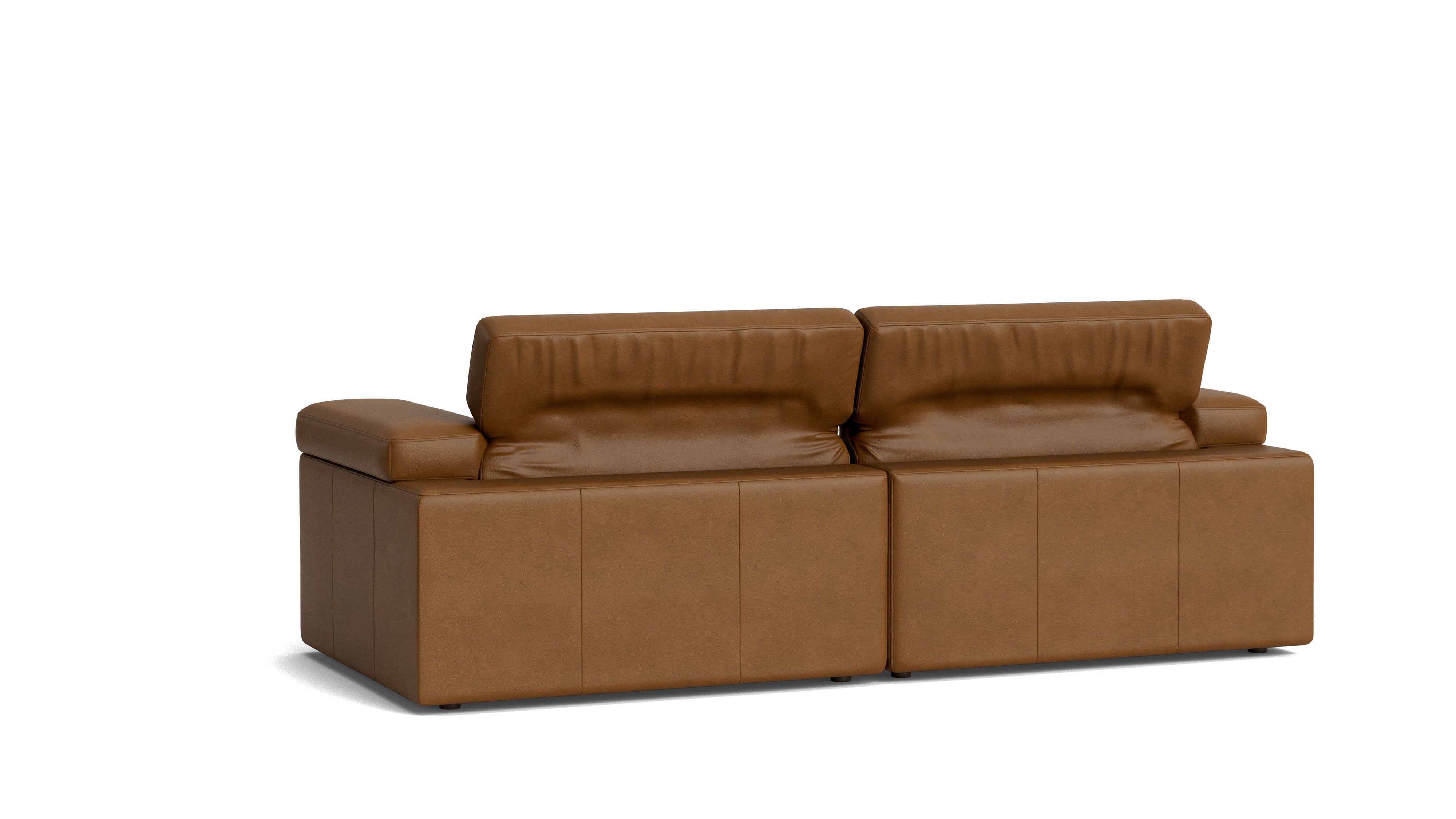 Saddle 3-Piece Modular Sectional, Bourbon