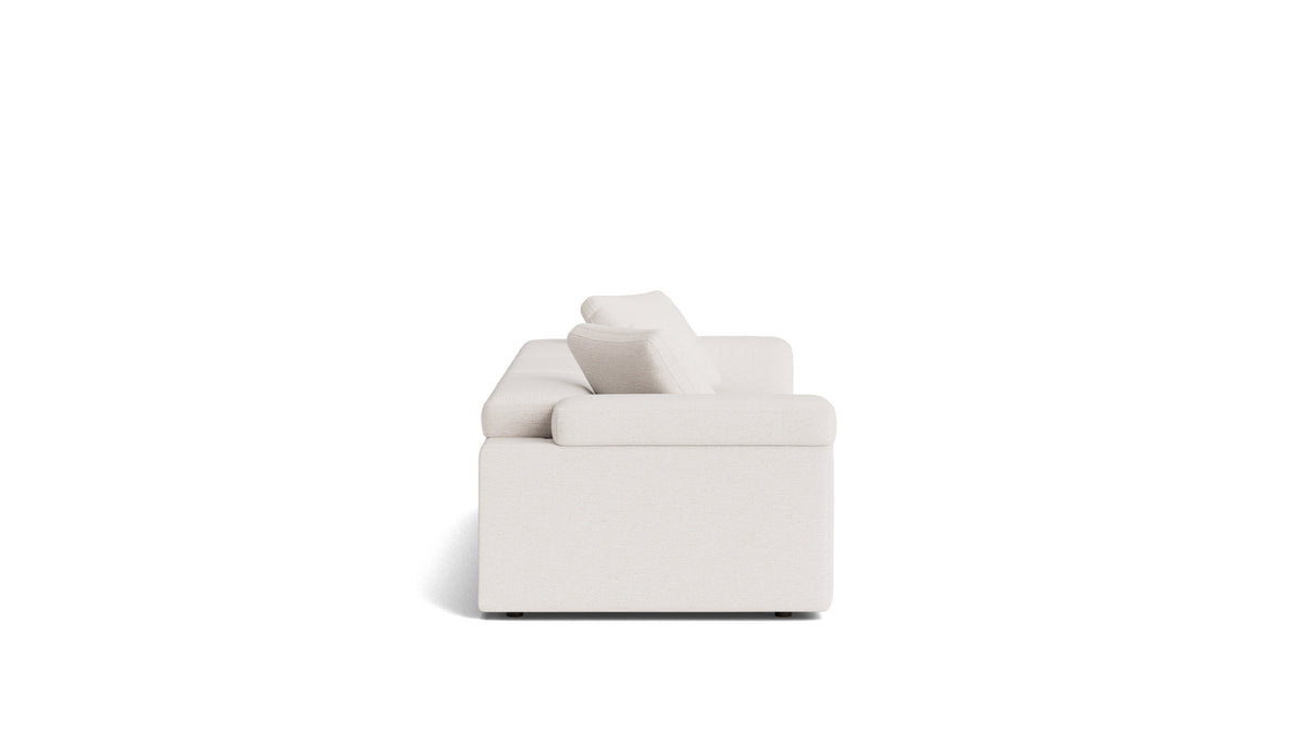 Saddle 3-Piece Modular Sofa, Nomad Snow