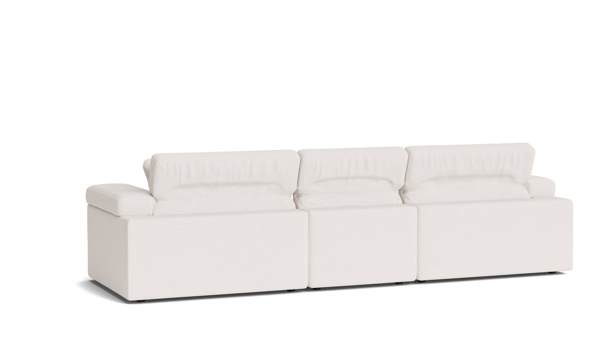 Saddle 4-Piece Modular Sectional, Nomad Snow