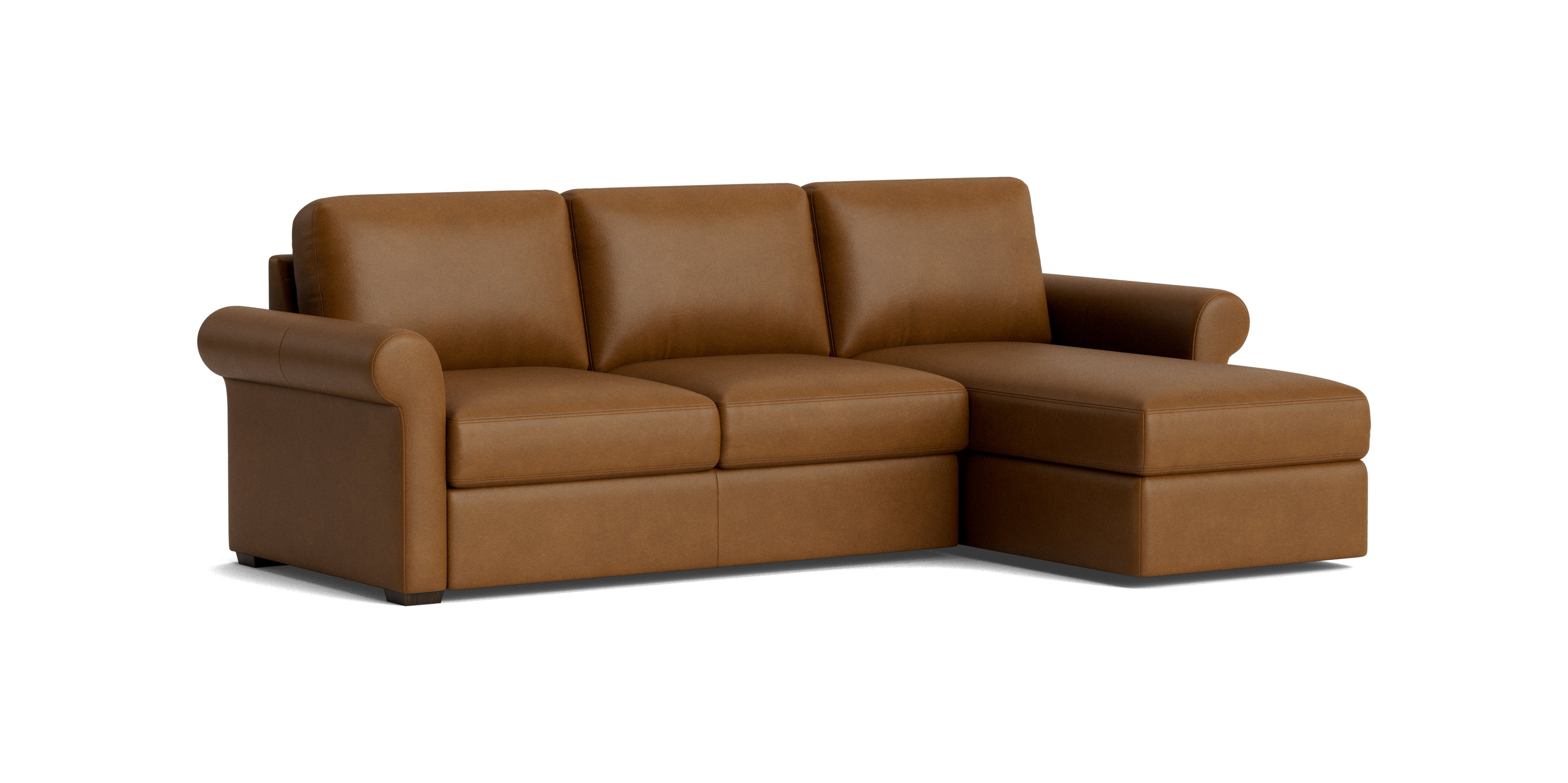 Reve Sofa Bed Sectional (Left or Right), Full, Bourbon