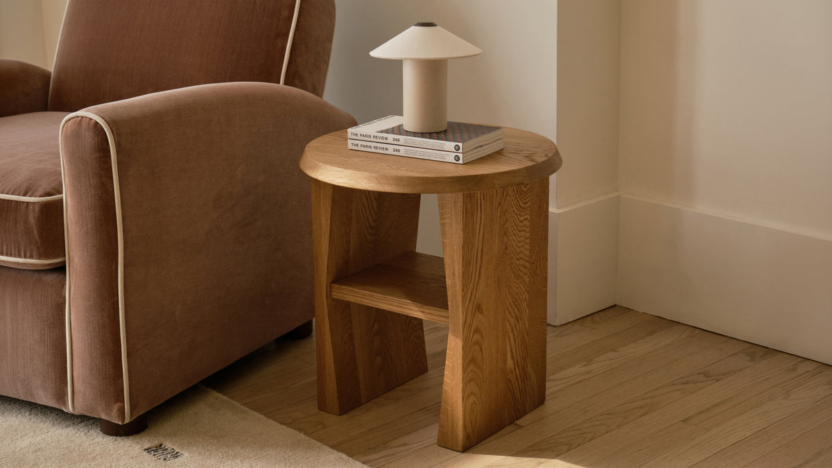 Hetta Side Table, Natural Oak — alternate view