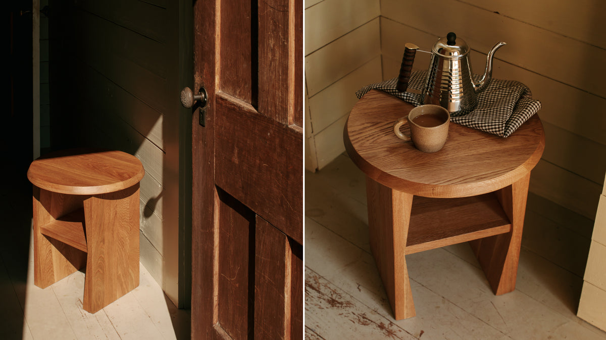 Hetta Side Table, Natural Oak — alternate view