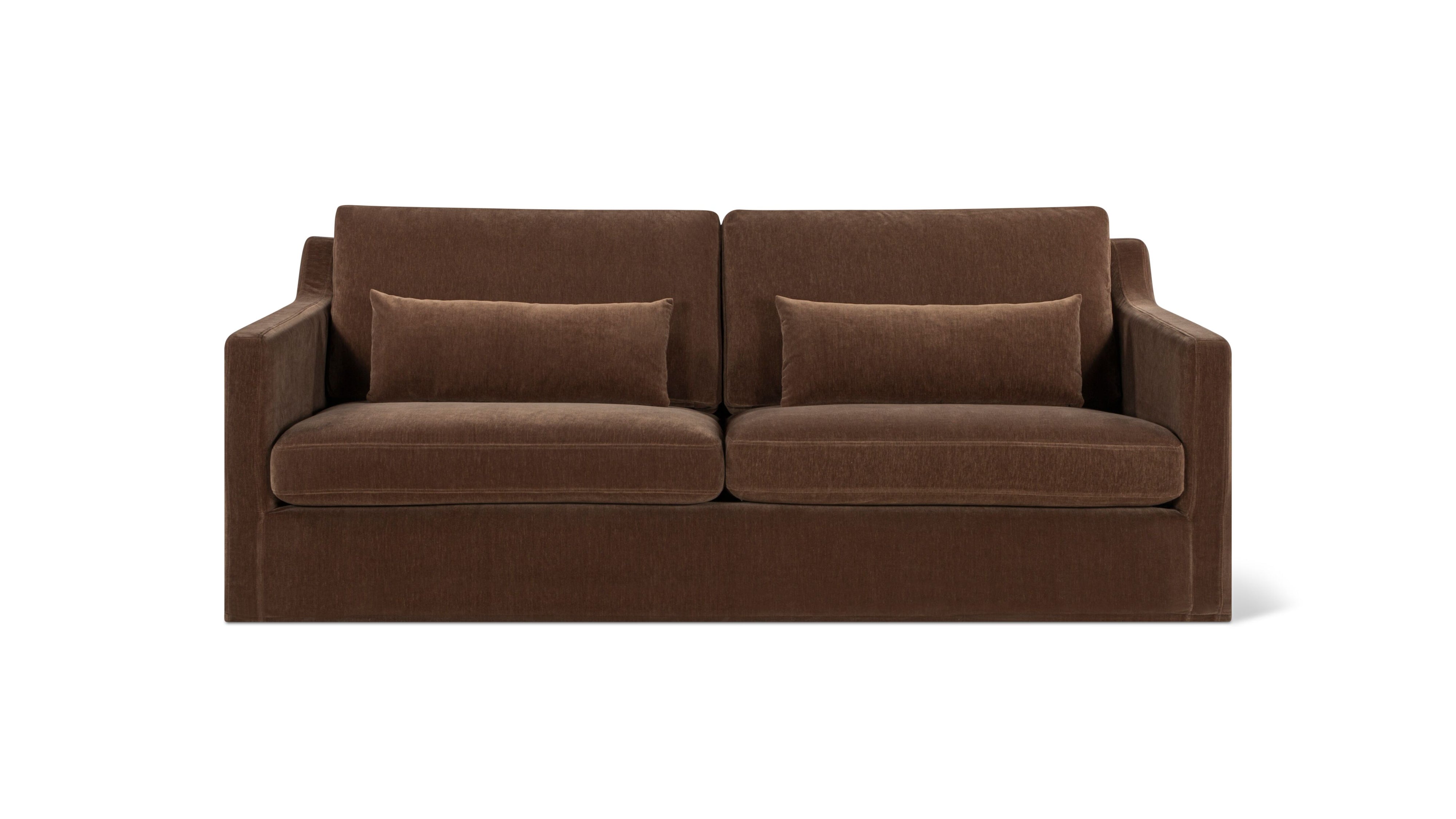 Slipcover - Carroll Sofa, Dark Earth