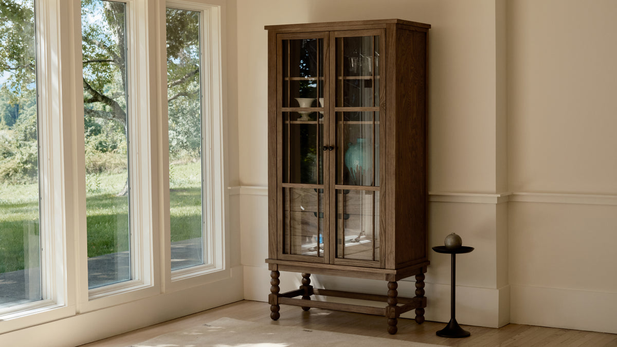 Turner Tall Cabinet, Country Elm