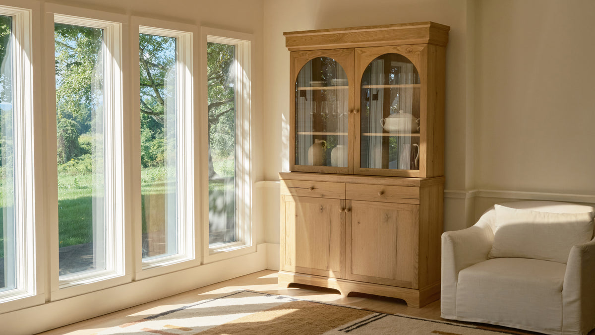 Archer Cabinet, Wide, Rustic Oak